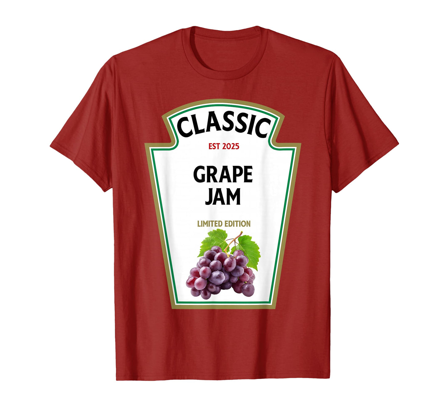 Classic Grape Jam Halloween Costume DIY Group Costume T-Shirt
