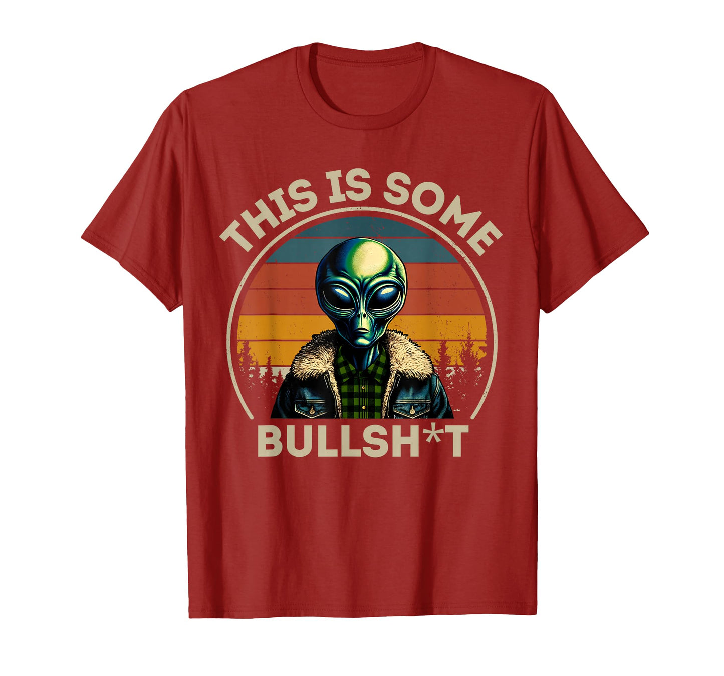 This Is Some Bullshit Resident Funny Swearing Alien Science T-Shirt