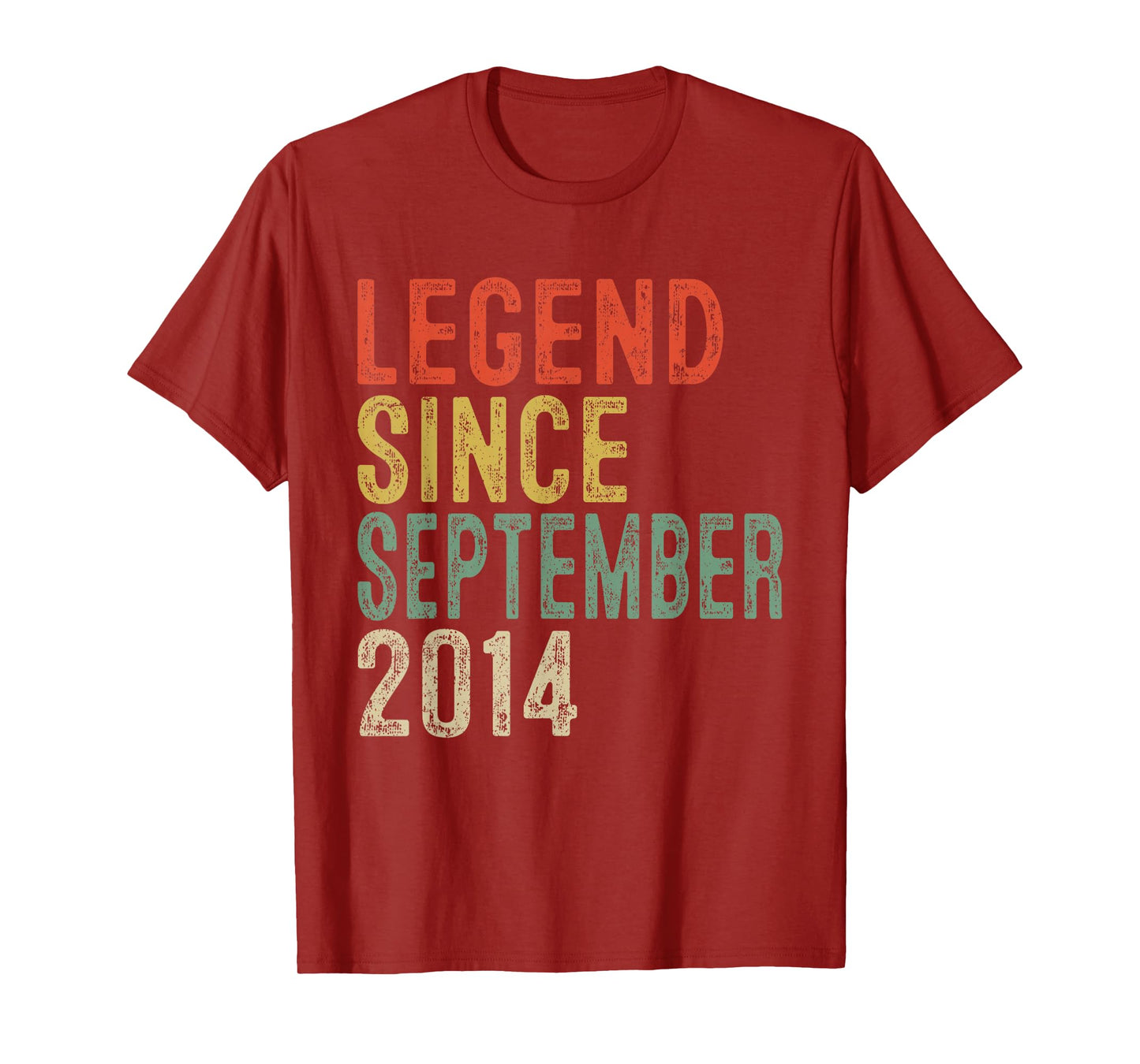 Legend Since September 2014 11th Birthday Gifts 11 Year Old T-Shirt