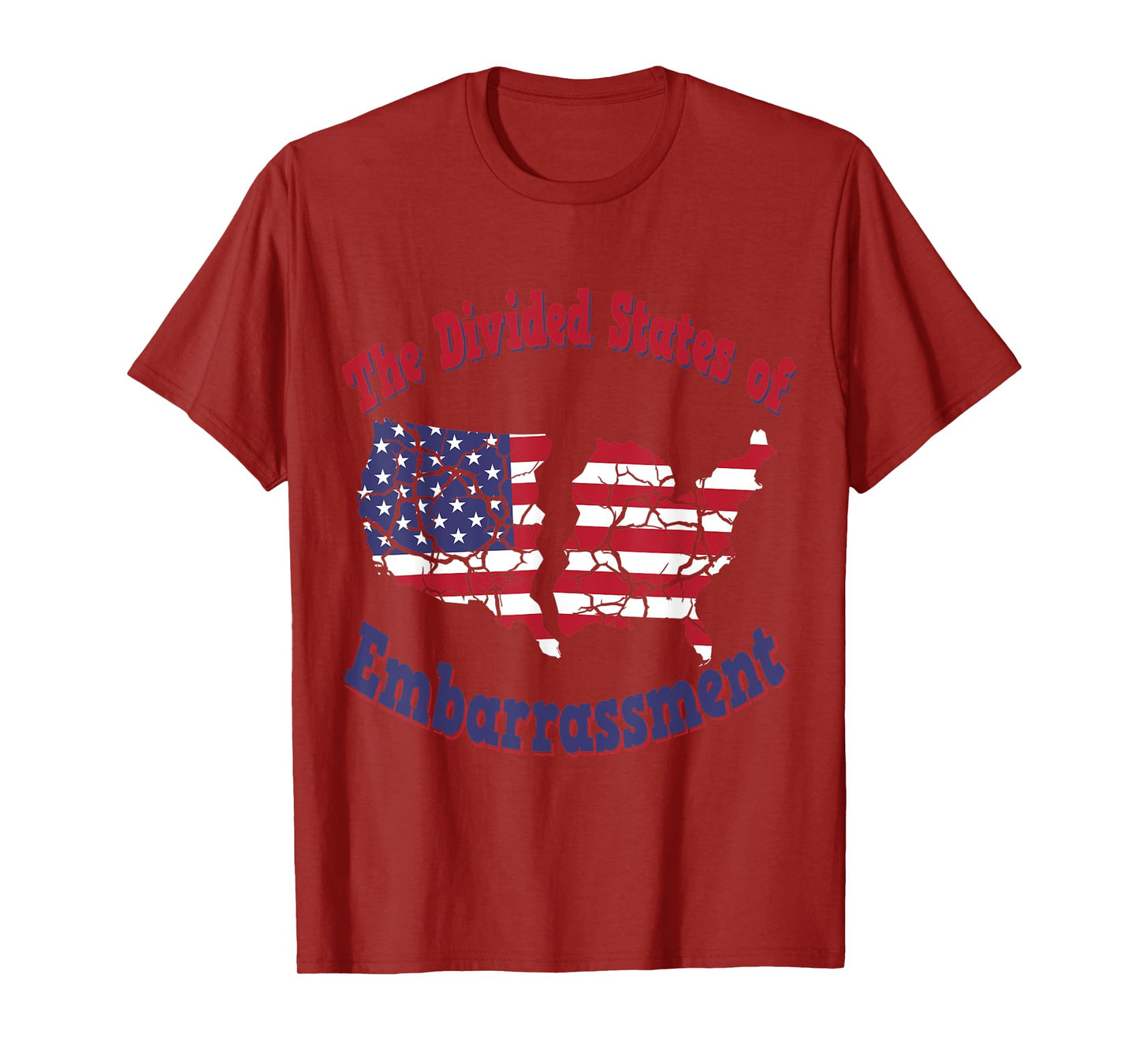 USA The Divided States of Embarrassment Funny Political T-Shirt
