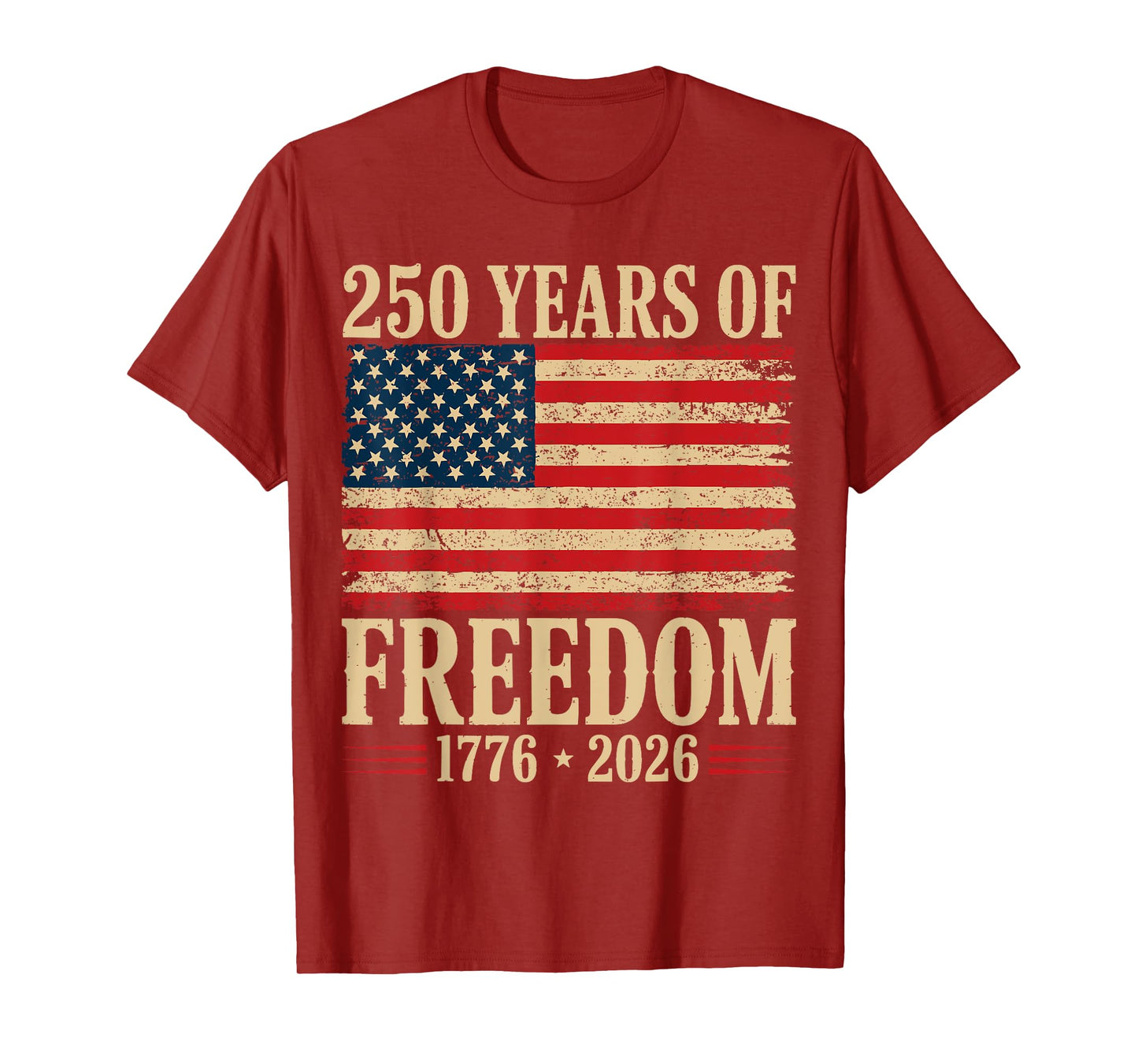 250th America Anniversary Independence 250 years of freedom T-Shirt
