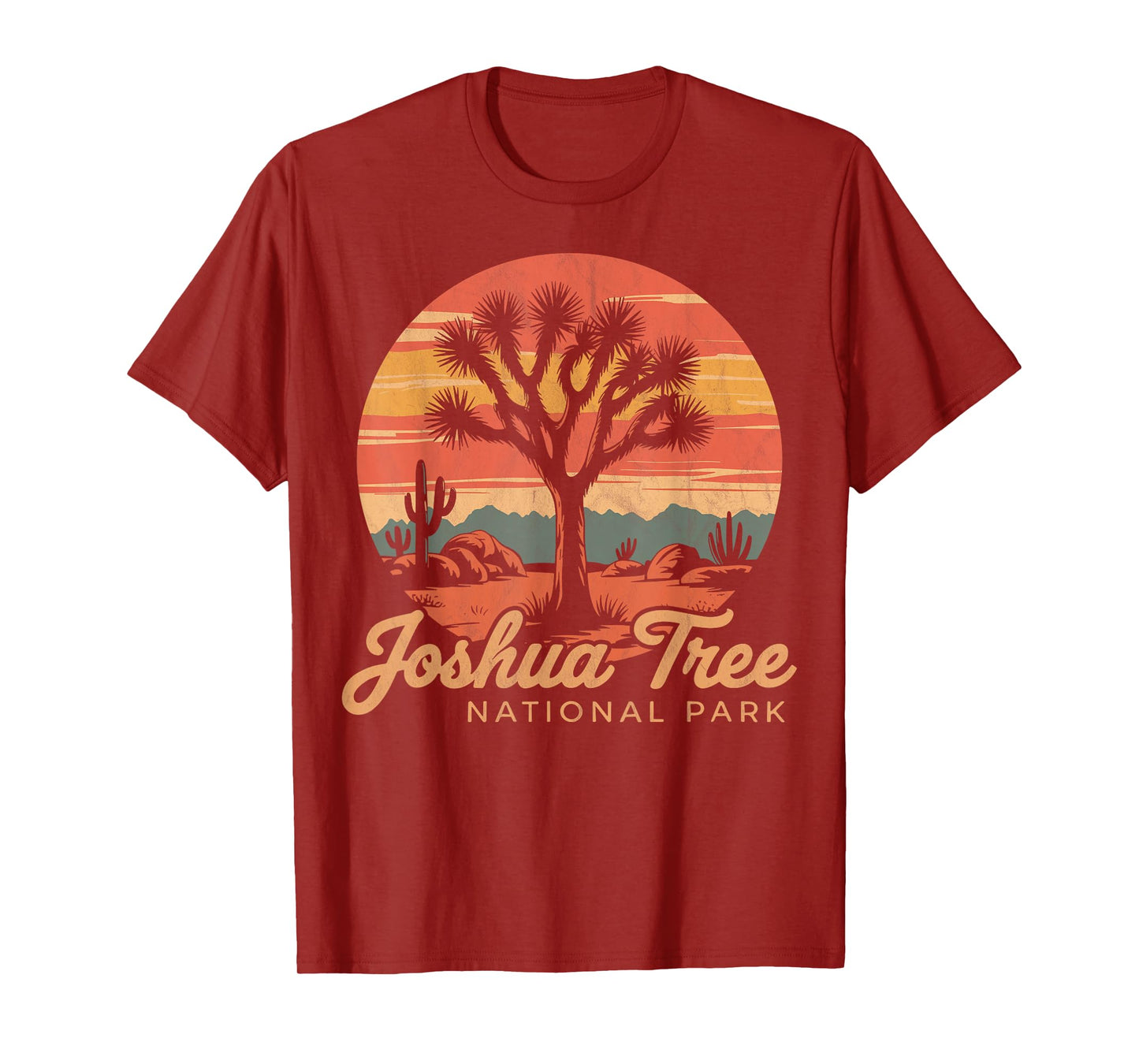 Joshua Tree California Nature Hiking Mountains woman men T-Shirt