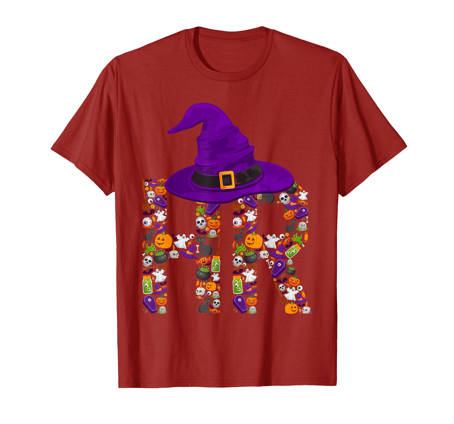 HR Witch Human Resources Pumpkin Halloween Costume T-Shirt