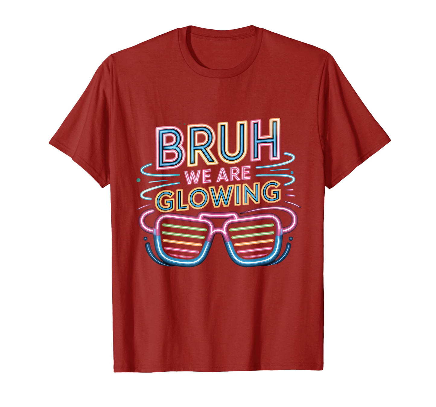 Bruh We Are Glowing In My Glowing Era Hello Summer Vacation T-Shirt
