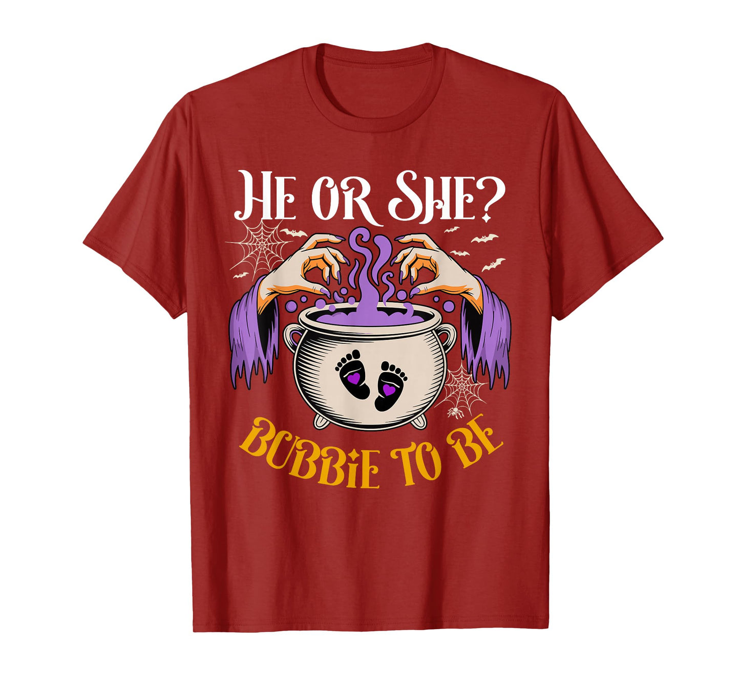 He Or She Bubbie to Be Baby Reveal Halloween Costume T-Shirt