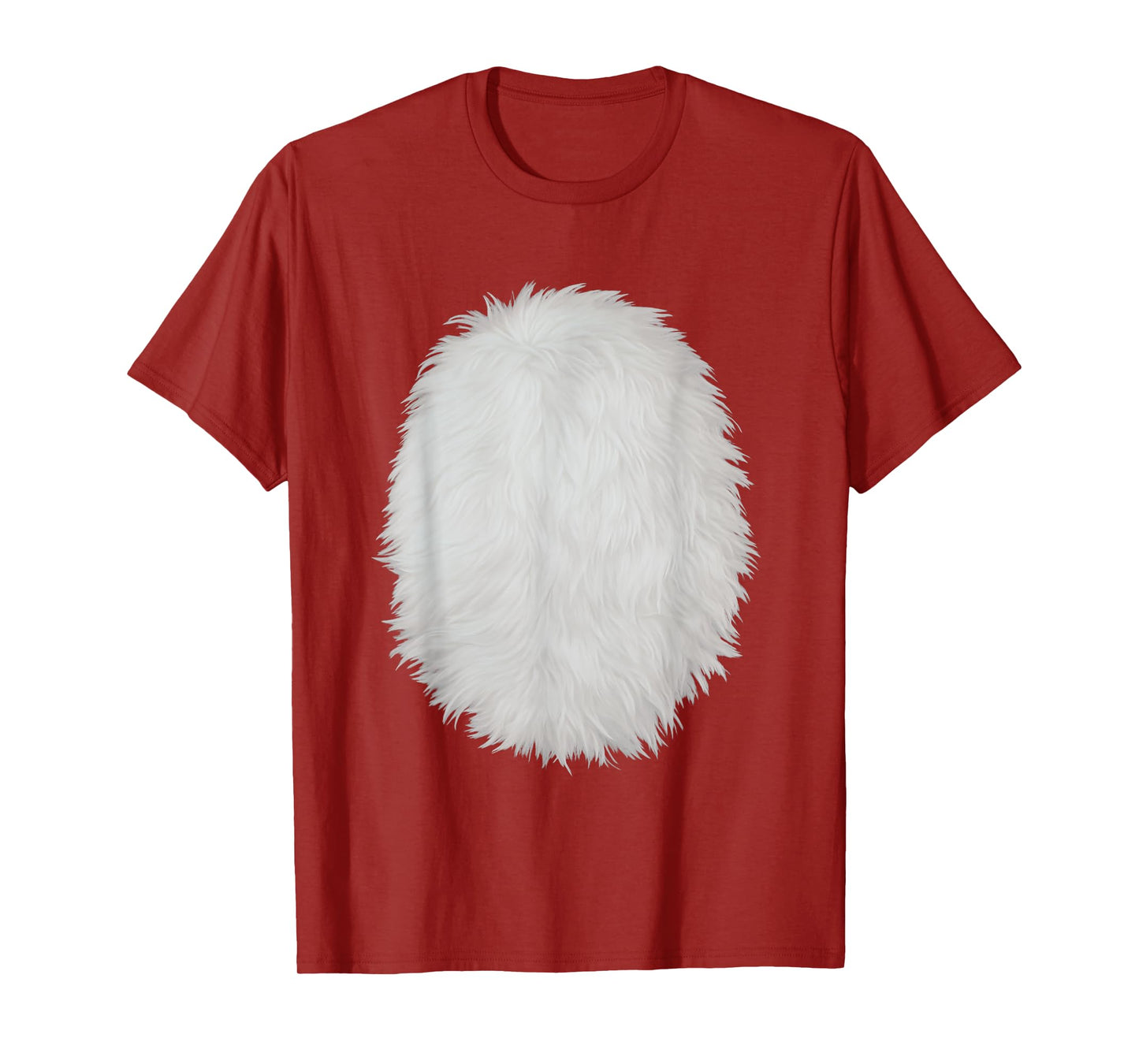 White Belly Costume DIY Cosplay Panda Bear Cat Skunk Deer T-Shirt