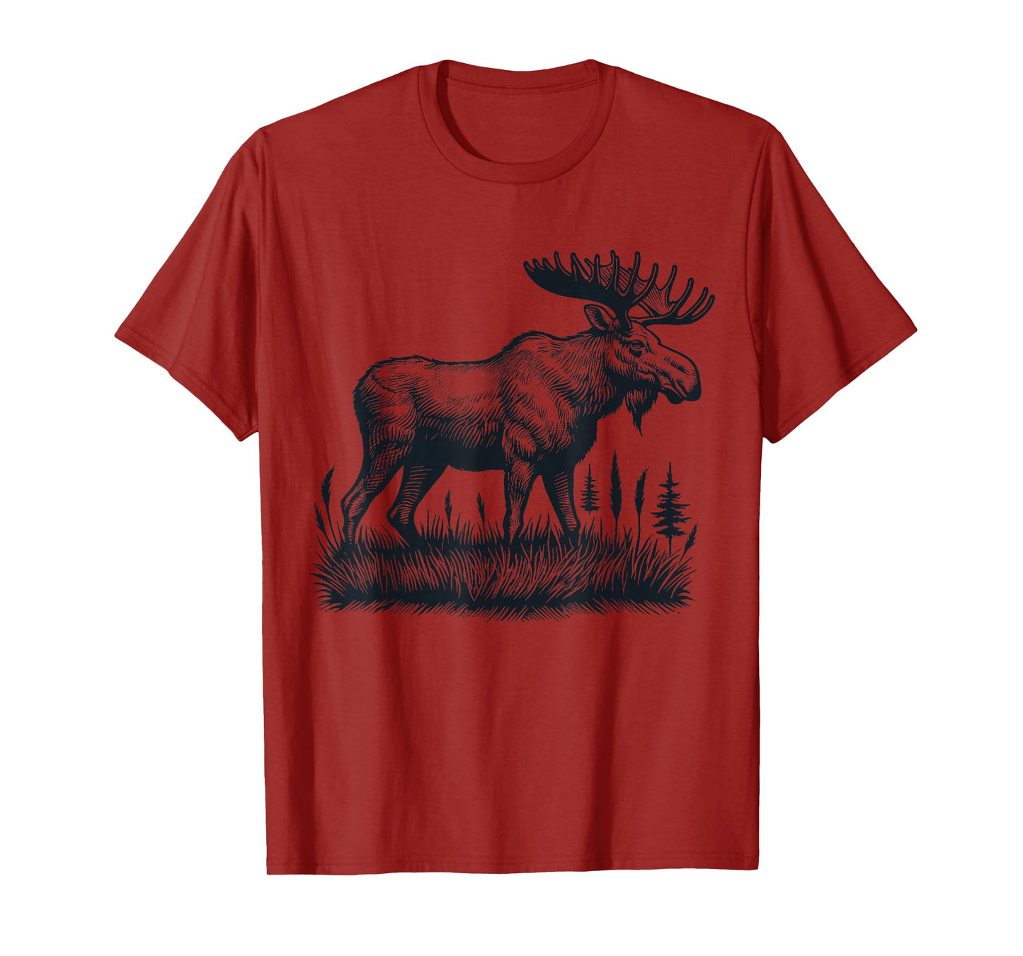 Moose Vintage Animal Moose T-Shirt