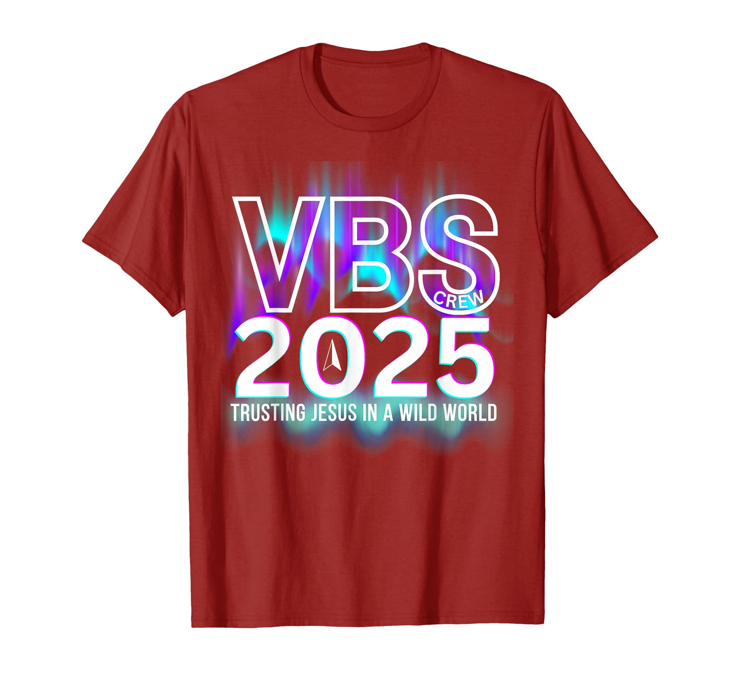 VBS Crew 2025 Northern Lights Team VBS Vacation Bible School T-Shirt