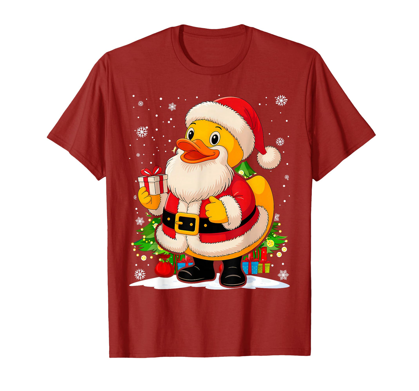 Funny Rubber Duck Christmas Santa Ducky T-Shirt