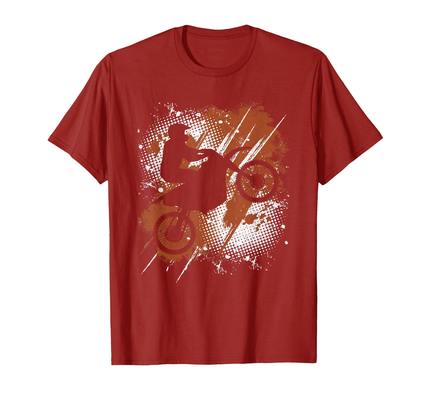 Vintage Motocross Dirt Bike Lover Men Women Kids T-Shirt