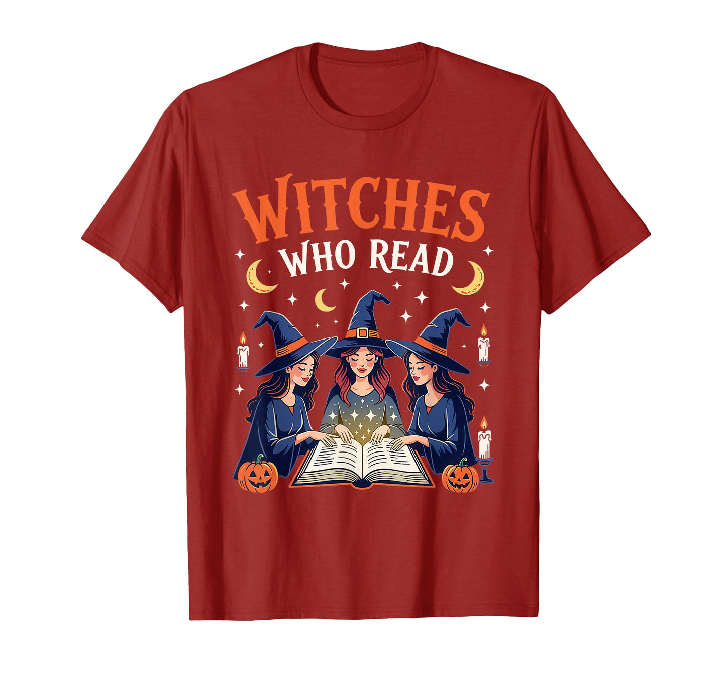 Witches Who Read Halloween Book Club T-Shirt