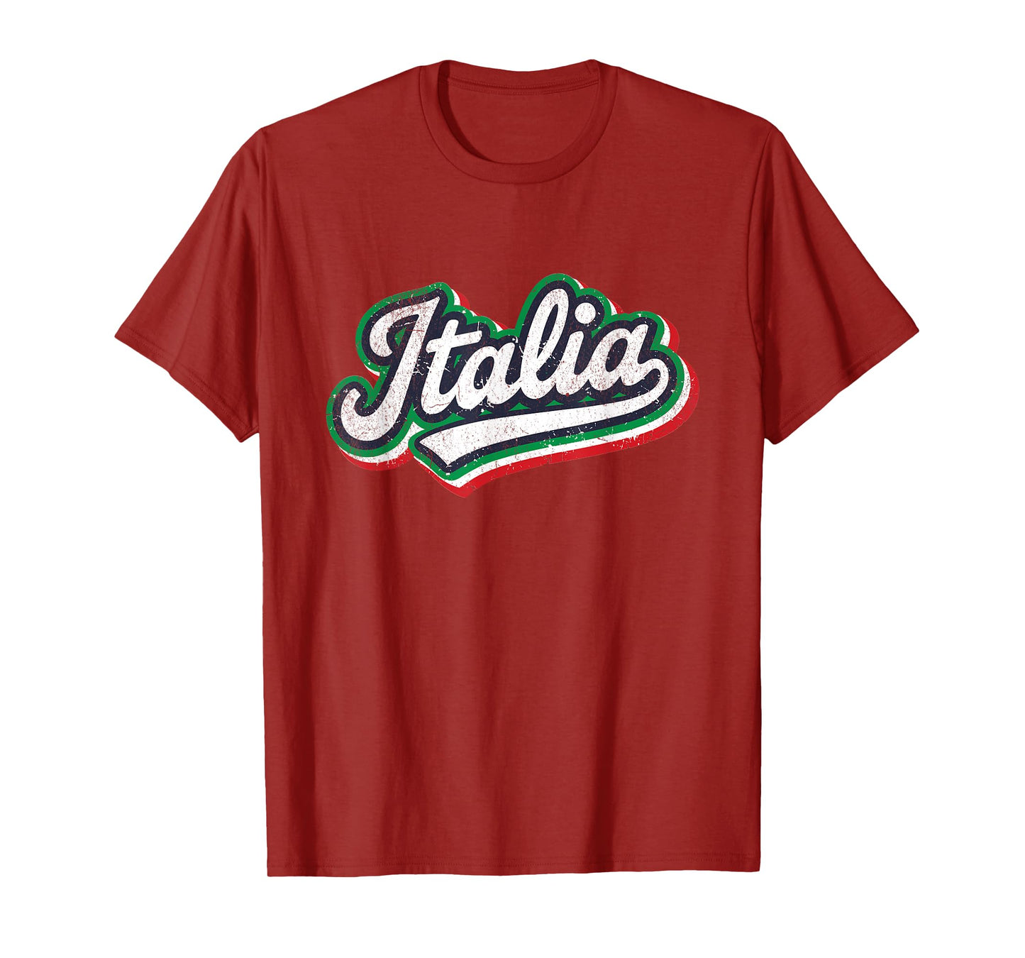 Italia Flag Italian Italy Italiano Souvenir Family Heritage T-Shirt