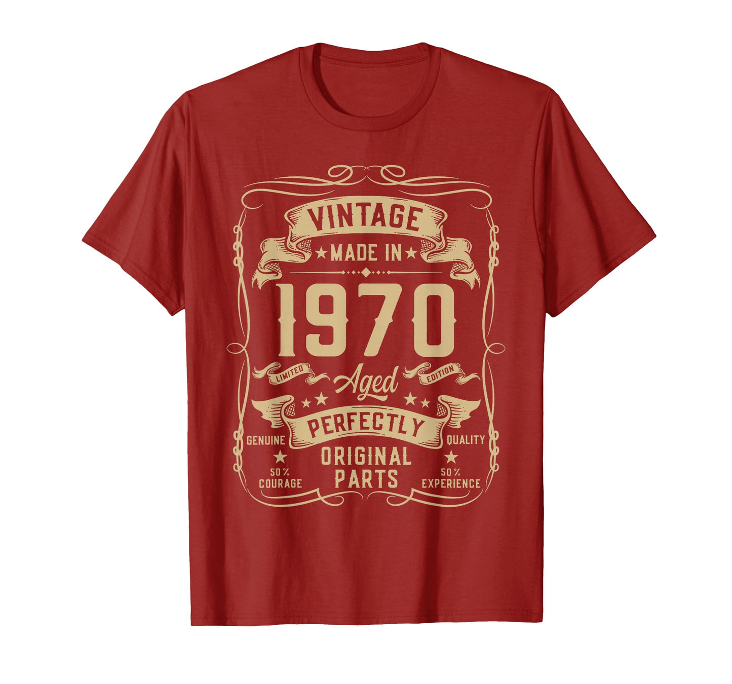 Vintage 1970 55yr 55th Birthday Gifts for Men 55 Years Old T-Shirt
