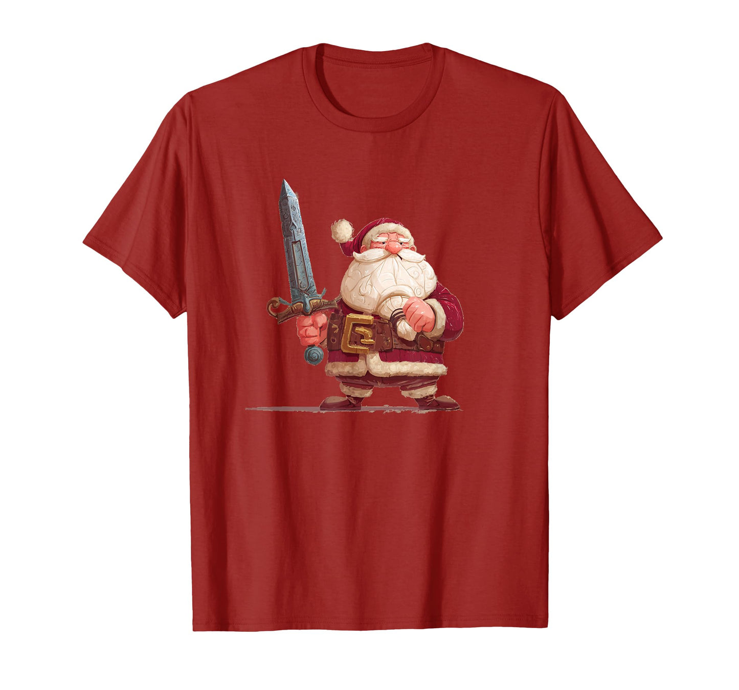 Amazing Santa Claus in Knight Style for Boys and Girls T-Shirt