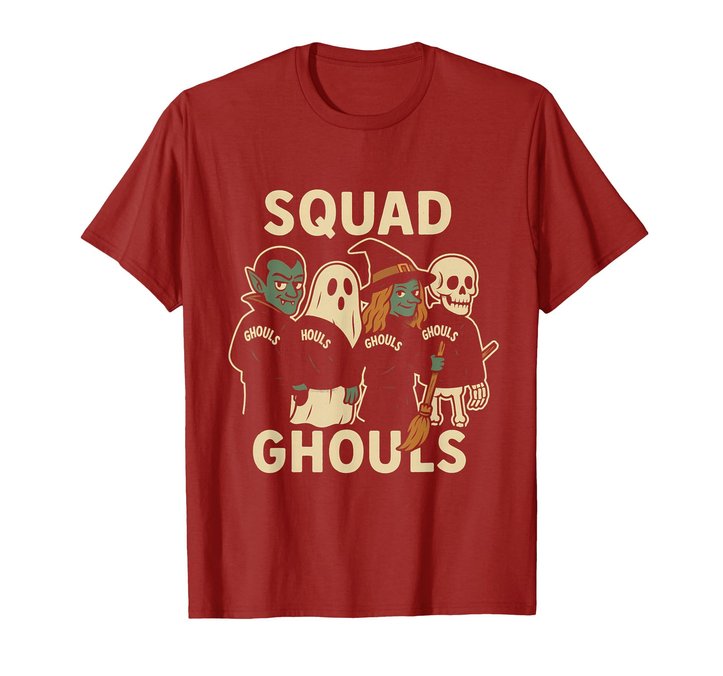 Ghoulish Squad Halloween Fun T-Shirt