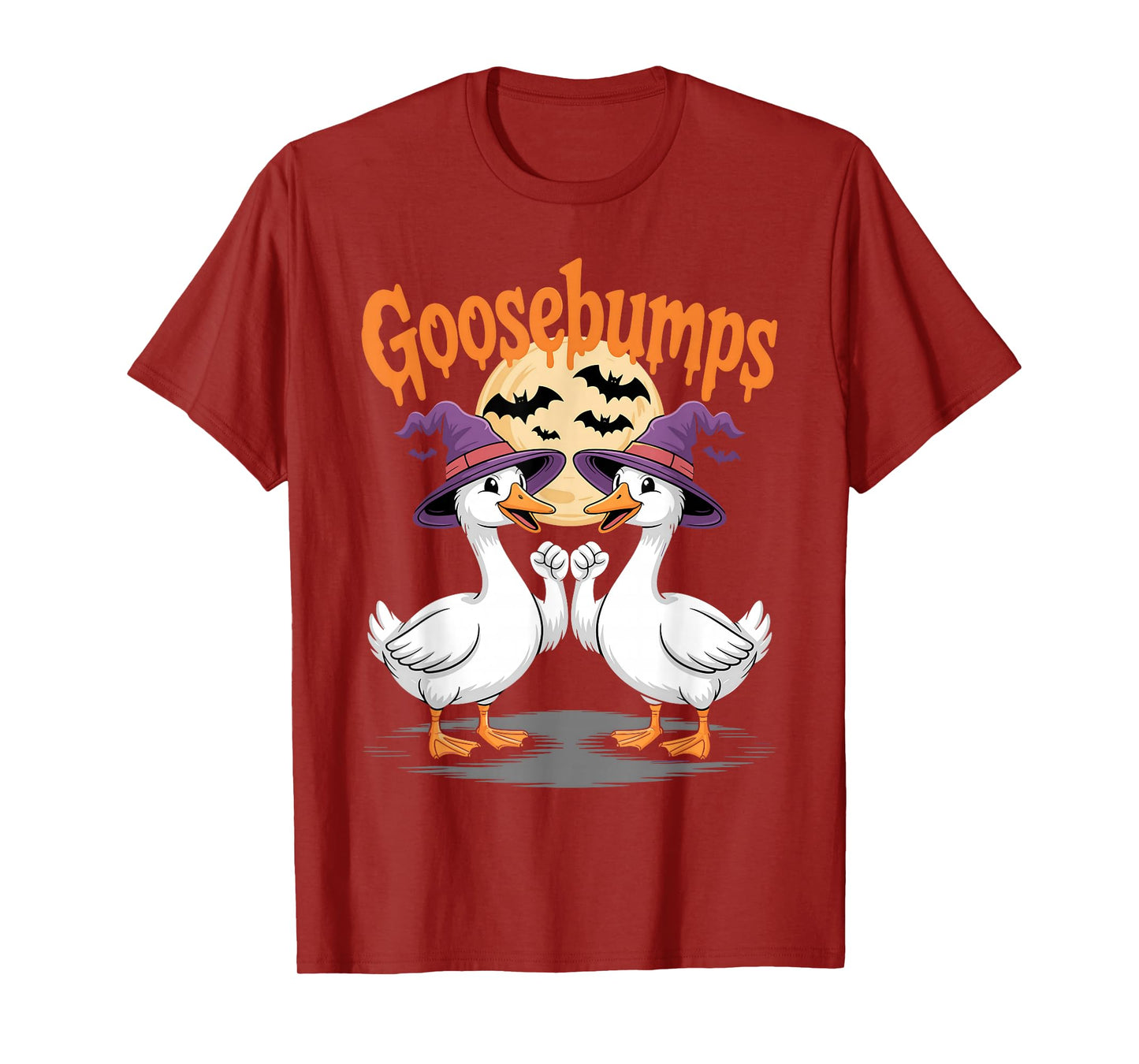 Goose Bumps Goosebumps Funny Halloween Geese Fist Bump Tees T-Shirt
