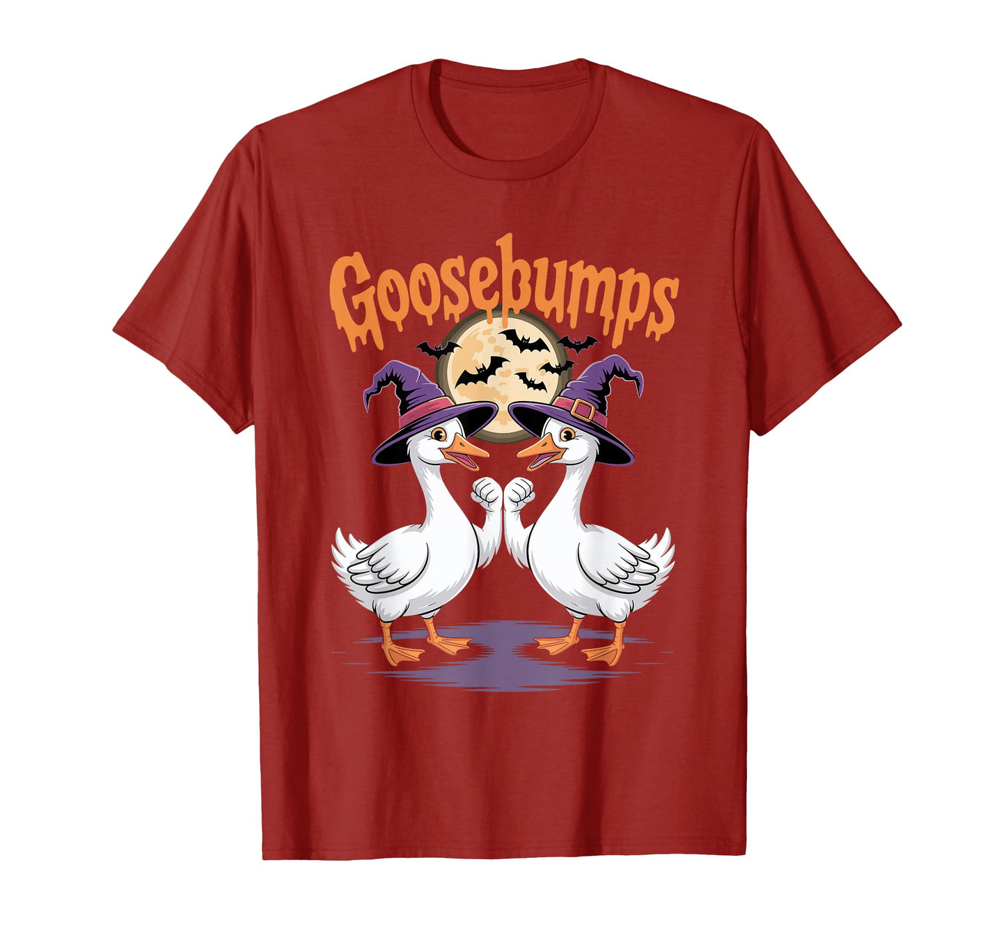 Goose Bumps Goosebumps Funny Geese Fist Bump Halloween Tees T-Shirt