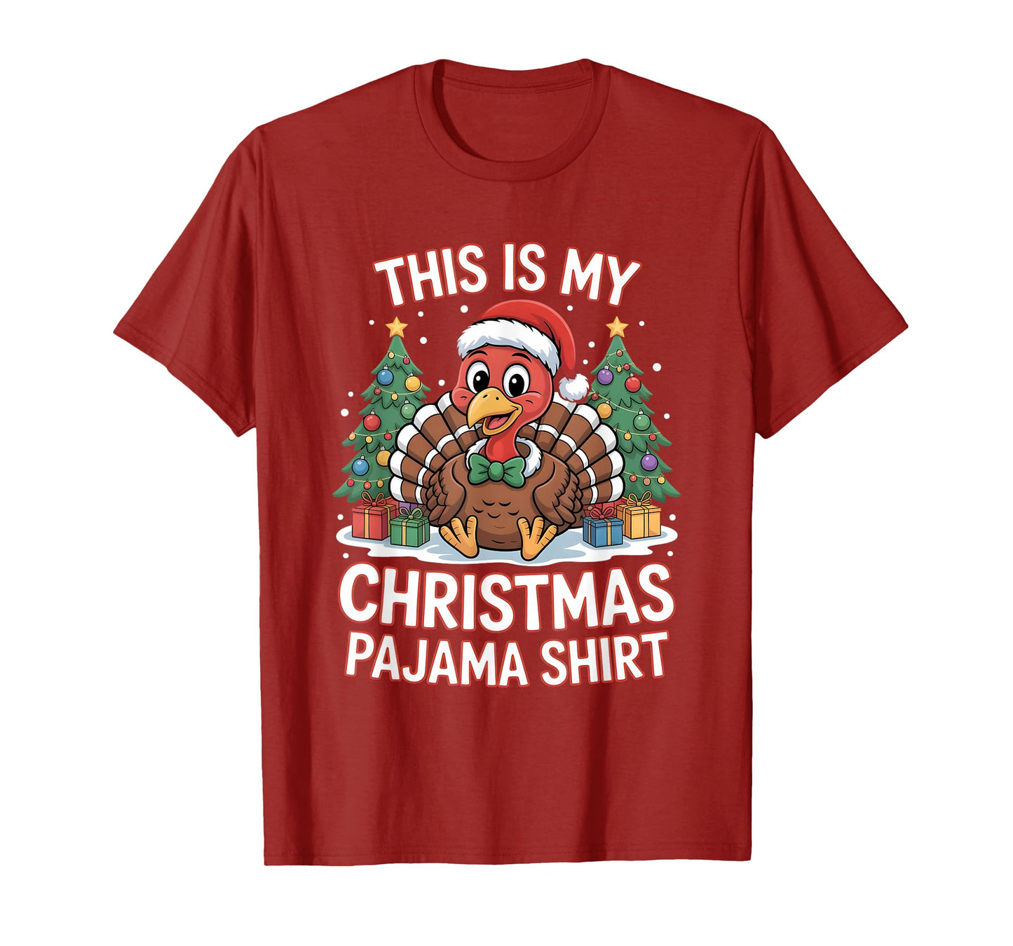 This is My Christmas Pajama Turkey T-Shirt