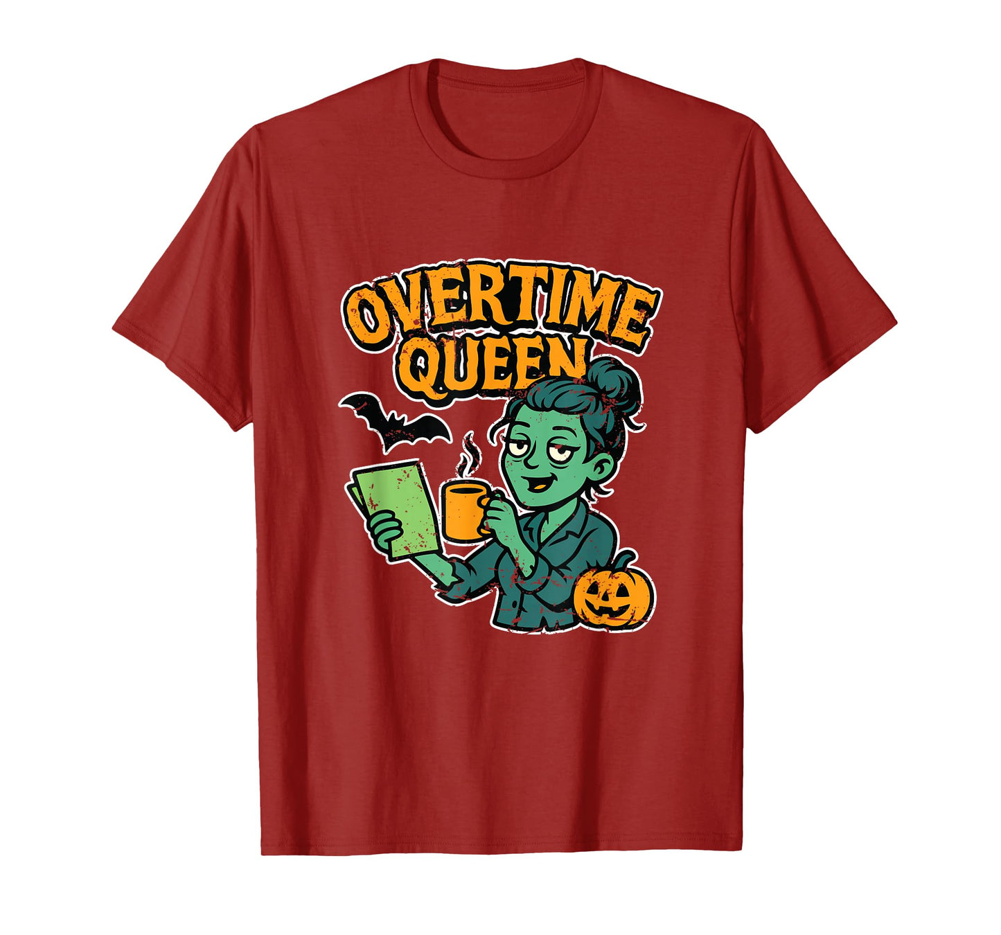 Overtime Queen Zombie T-Shirt