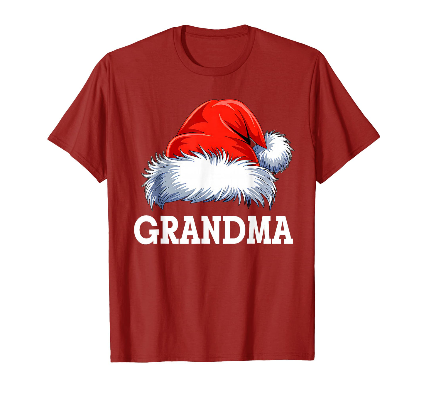 Grandma Santa Christmas Family Matching Pajamas Xmas Squad T-Shirt