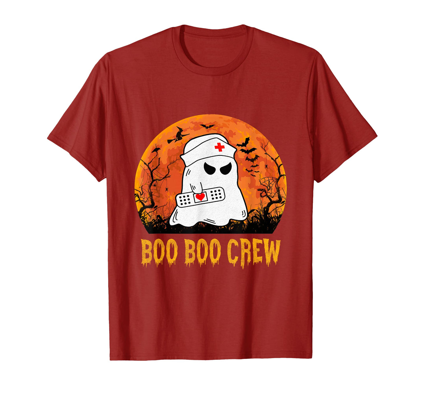 Boo Boo Crew Nurse Shirts Halloween Nurse Shirts for Women T-Shirt