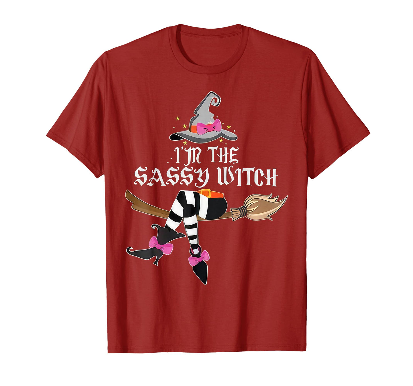 I'm The Sassy Witch Halloween Matching Group Costume Women T-Shirt