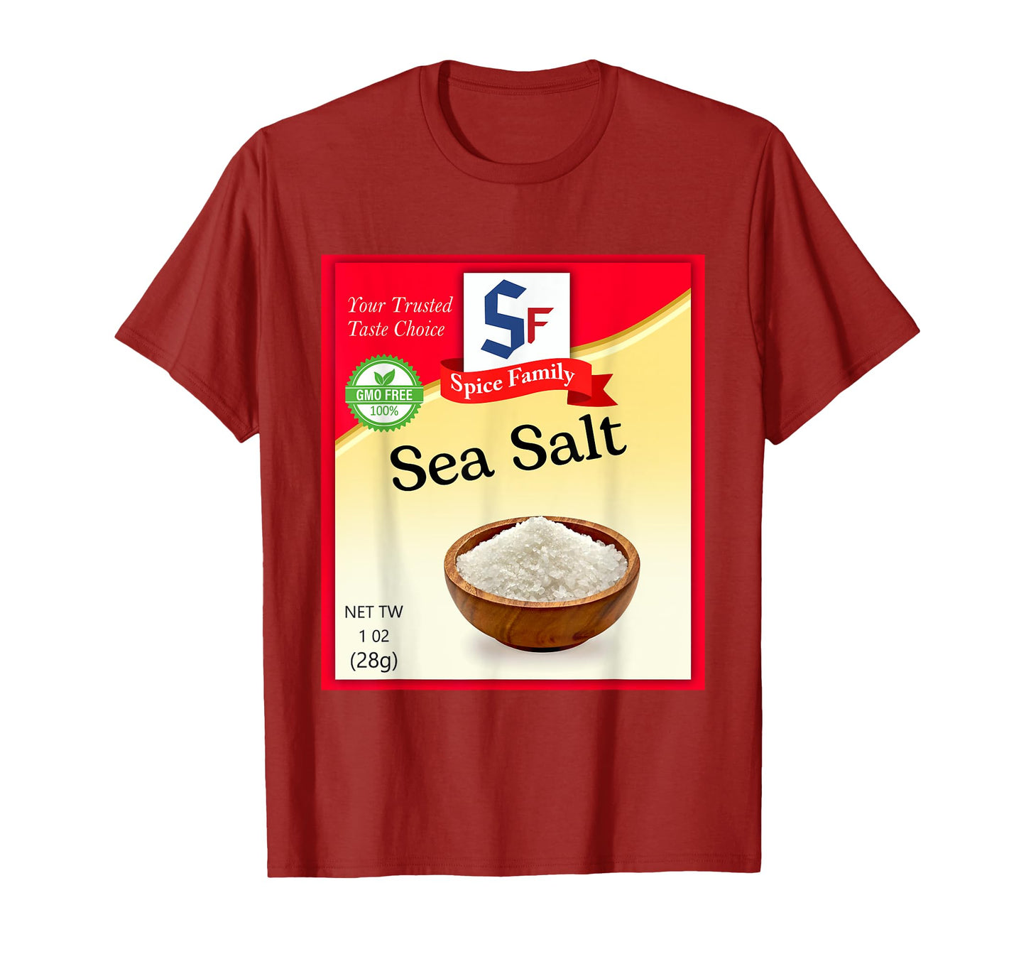 Sea Salt Condiment Costume Holiday Spice Costumes T-Shirt