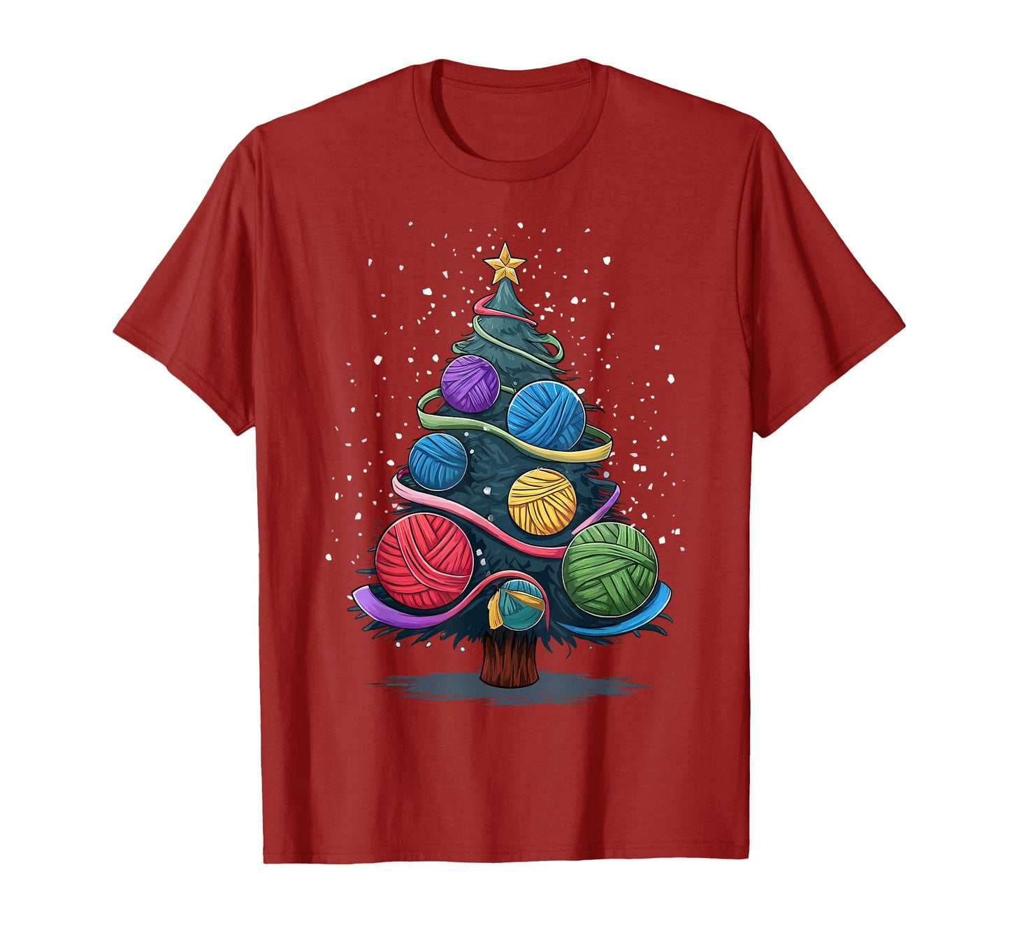 Yarn Christmas Tree T-Shirt