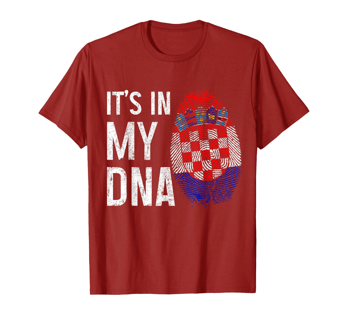 Croatia It's In My DNA Croatian Flag Pride Heritage T-Shirt