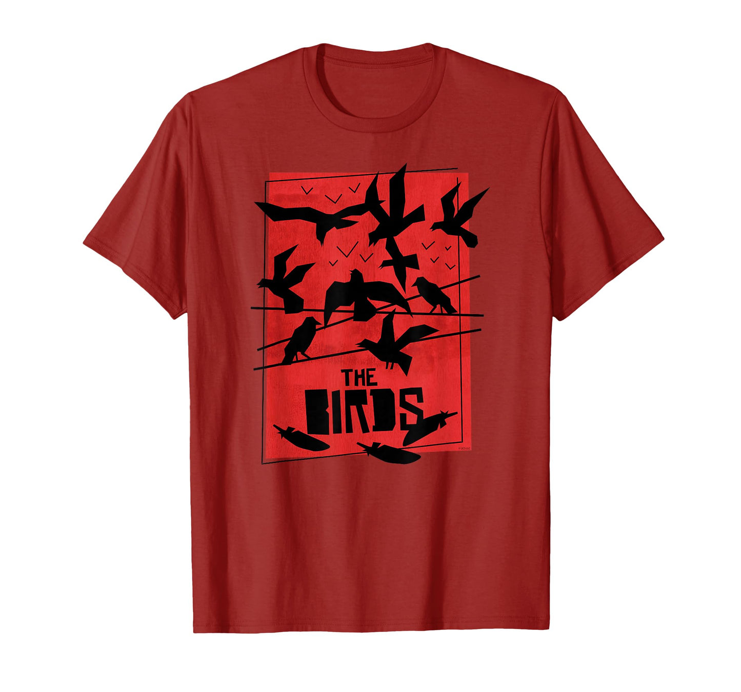 The Birds Alfred Hitchcock Abstract T-Shirt
