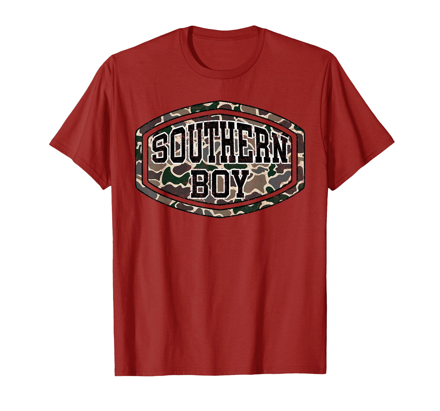Retro Camo Southern Boy Camouflage Southern Vibes Boys Kids T-Shirt