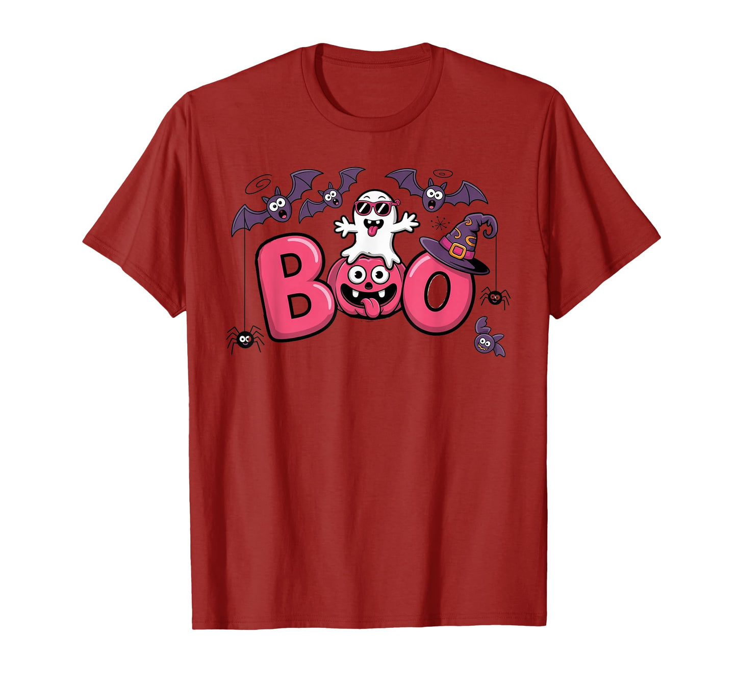 Boo Halloween Witch Breast Cancer Warriors T-Shirt