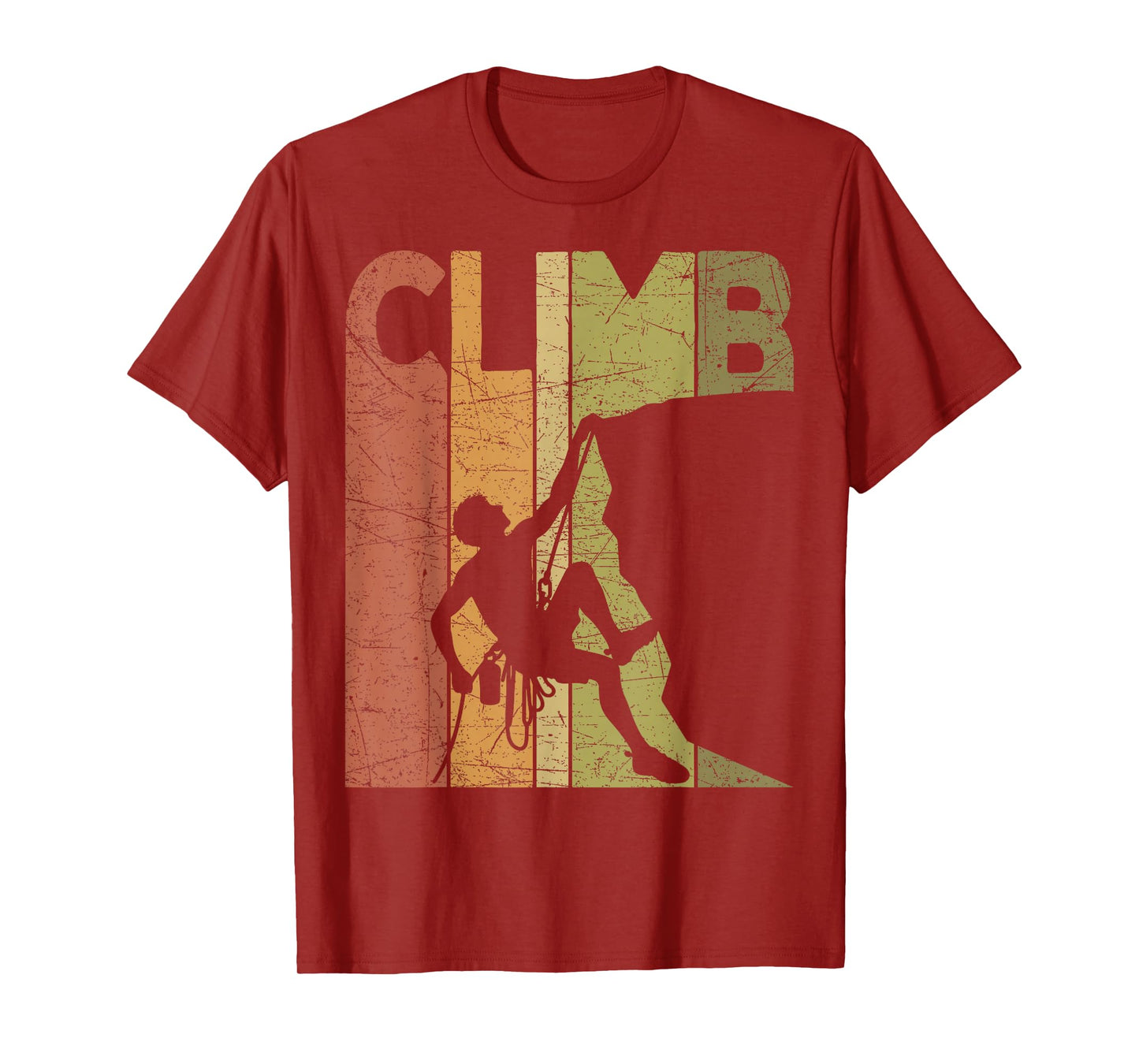 Climber Vintage Rock Climbing Retro Bouldering Climber T-Shirt