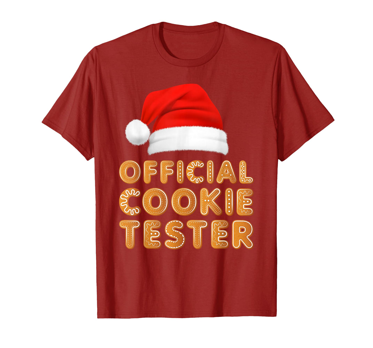 Christmas Baking Crew Official Cookie Tester Xmas Pajamas T-Shirt