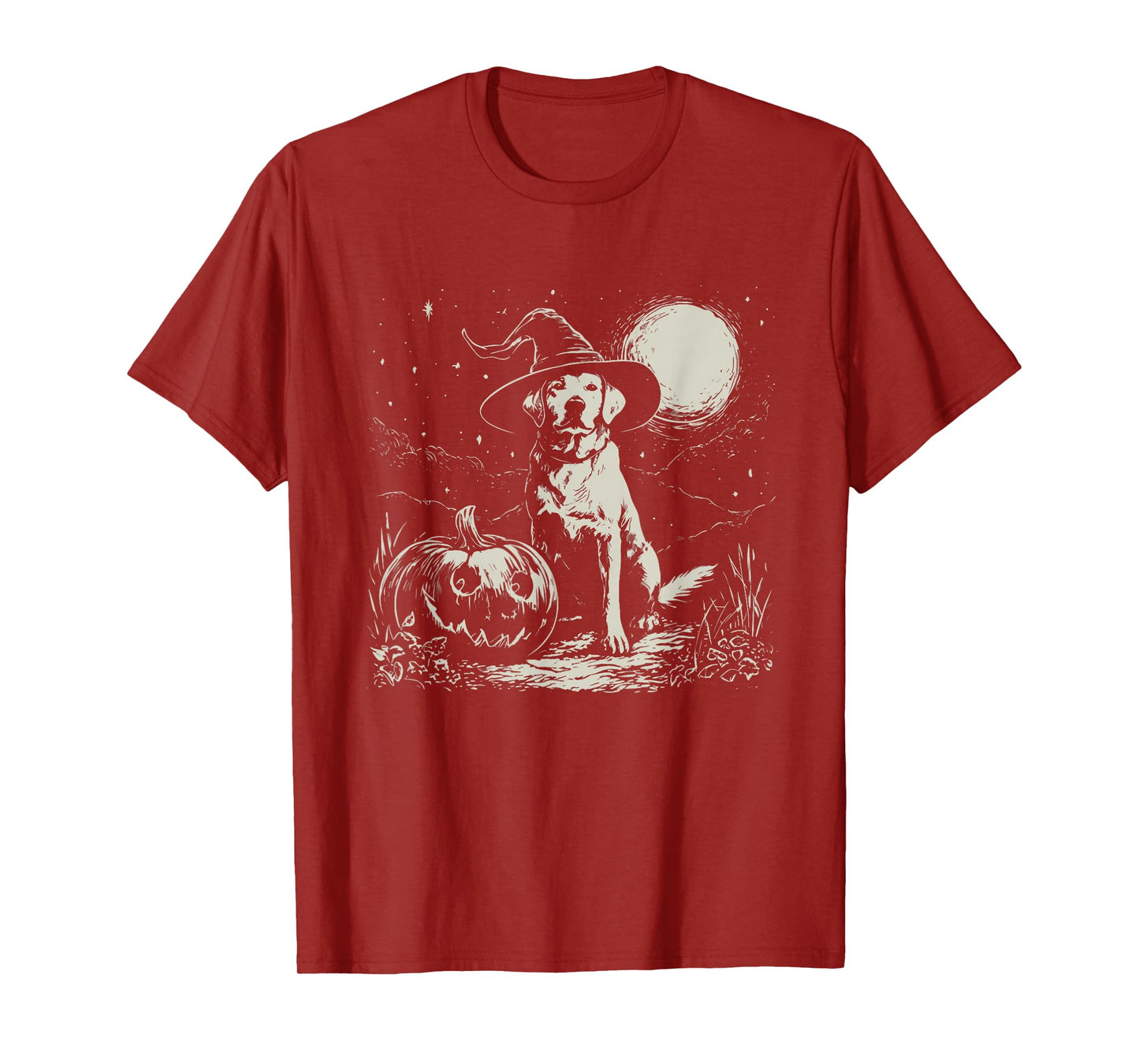 Witch Labrador Halloween T-Shirt