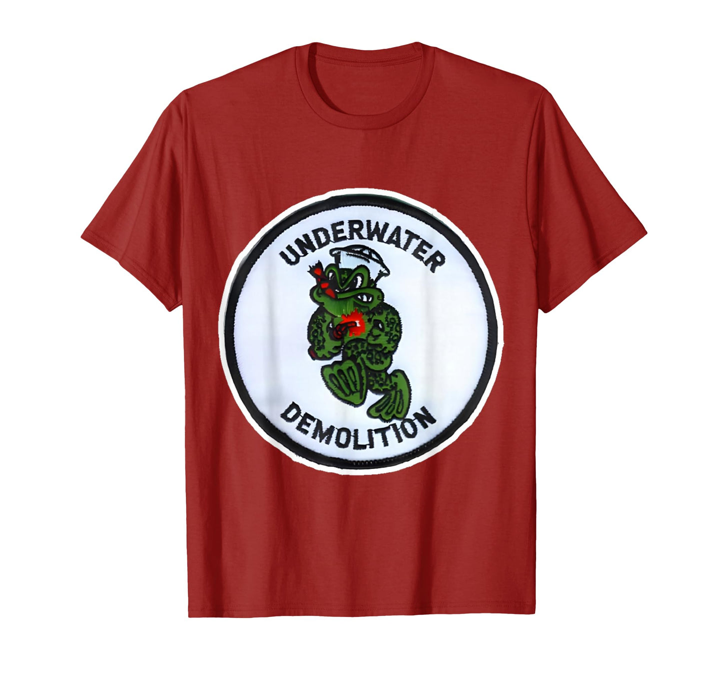 WWII UDT Frogman Underwater Demolitions Team Patch T-Shirt