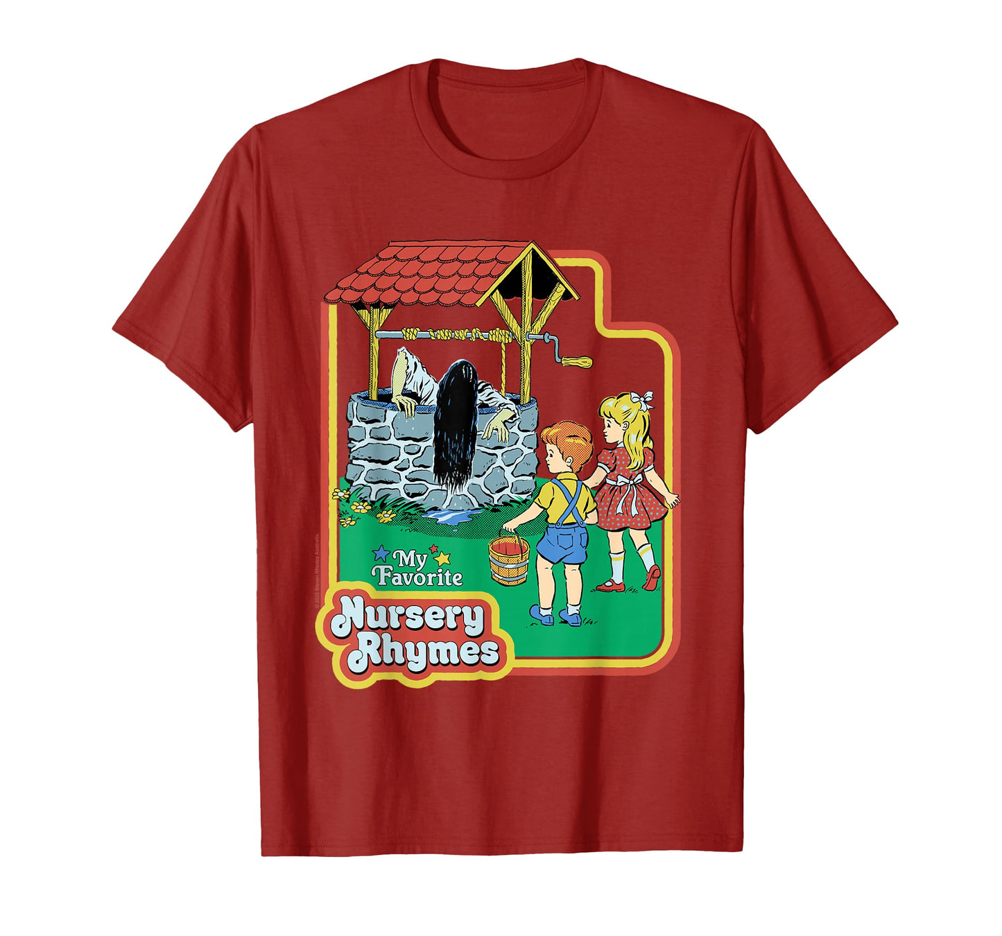 Nursery Rhymes Sarcastic Retro Vintage Funny Adult Humor T-Shirt