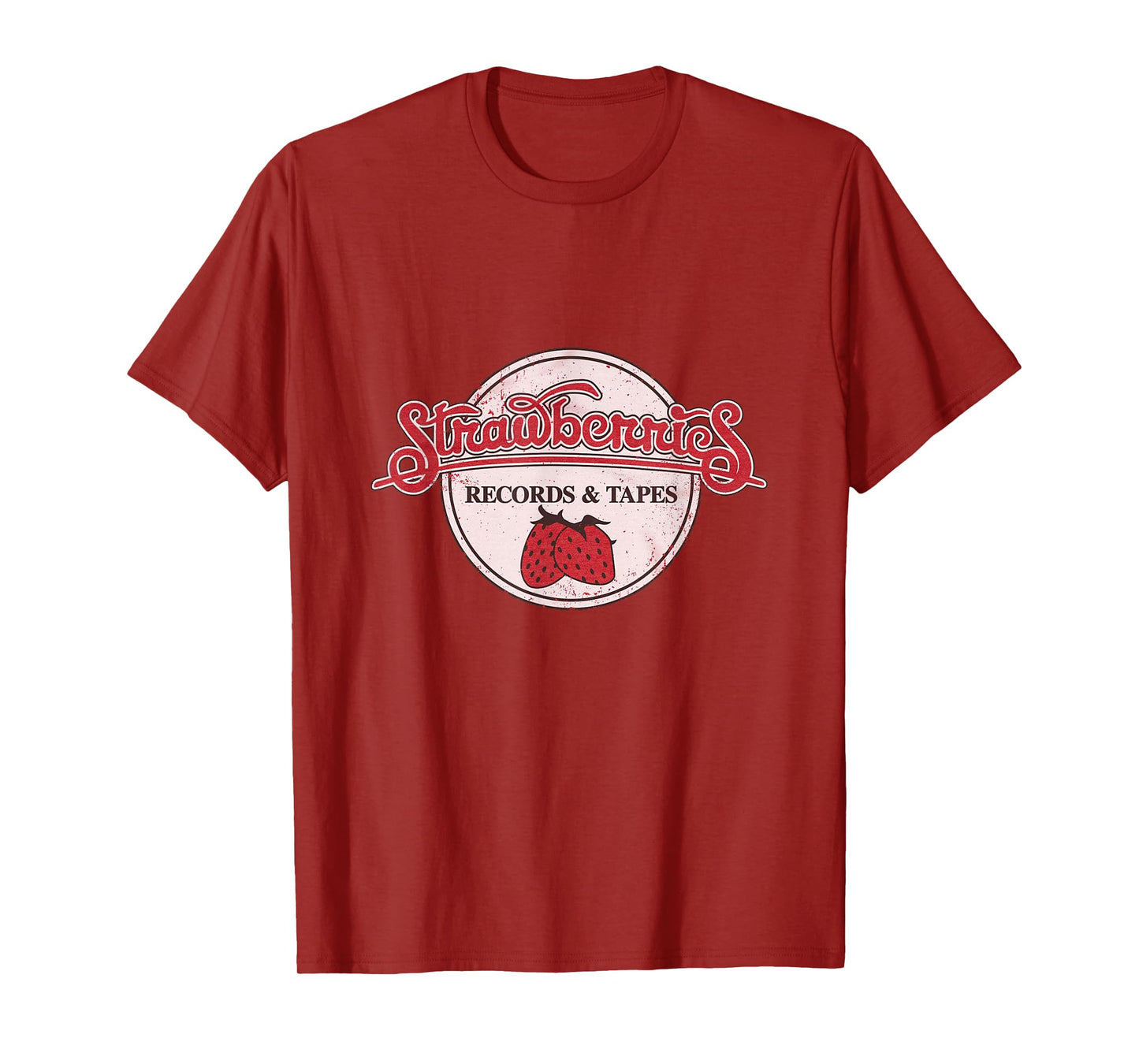 Strawberries Records & Tapes Defunct Music Store Nostalgic T-Shirt