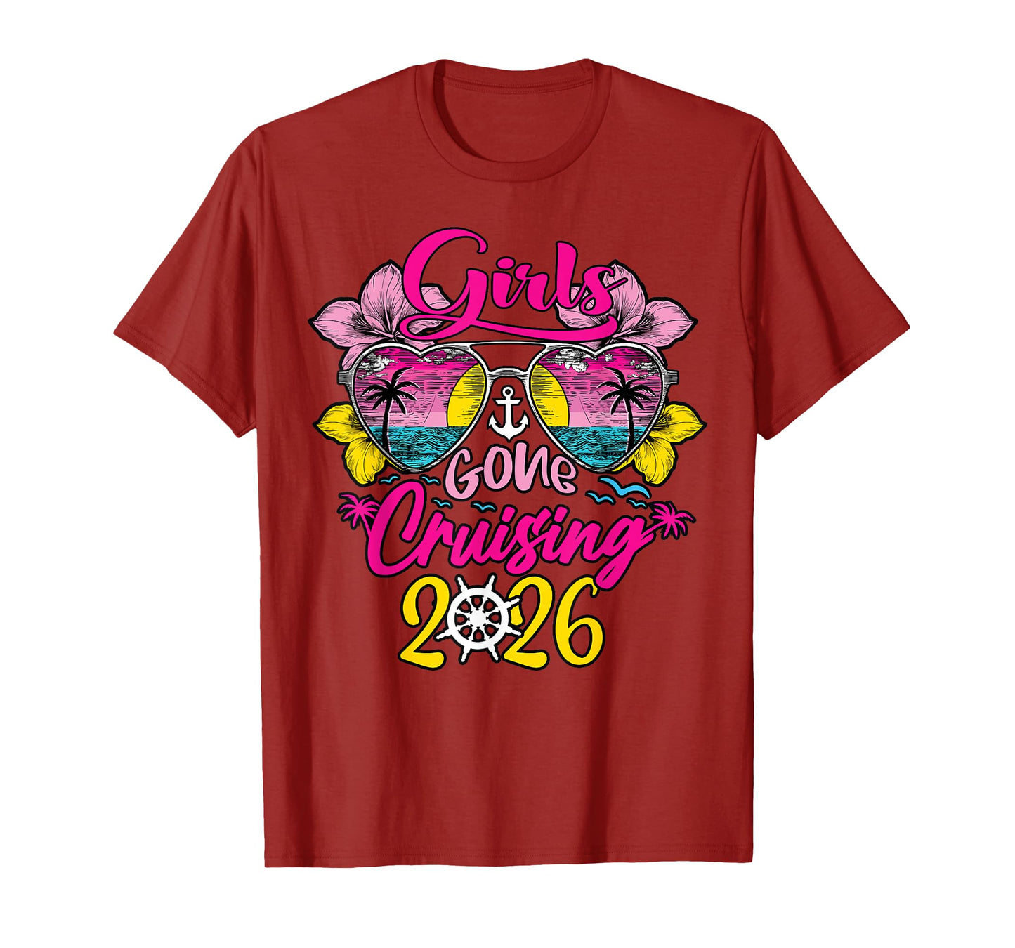 Cruise Girls Gone Cruising 2026 Vacation Trip Funny Besties T-Shirt