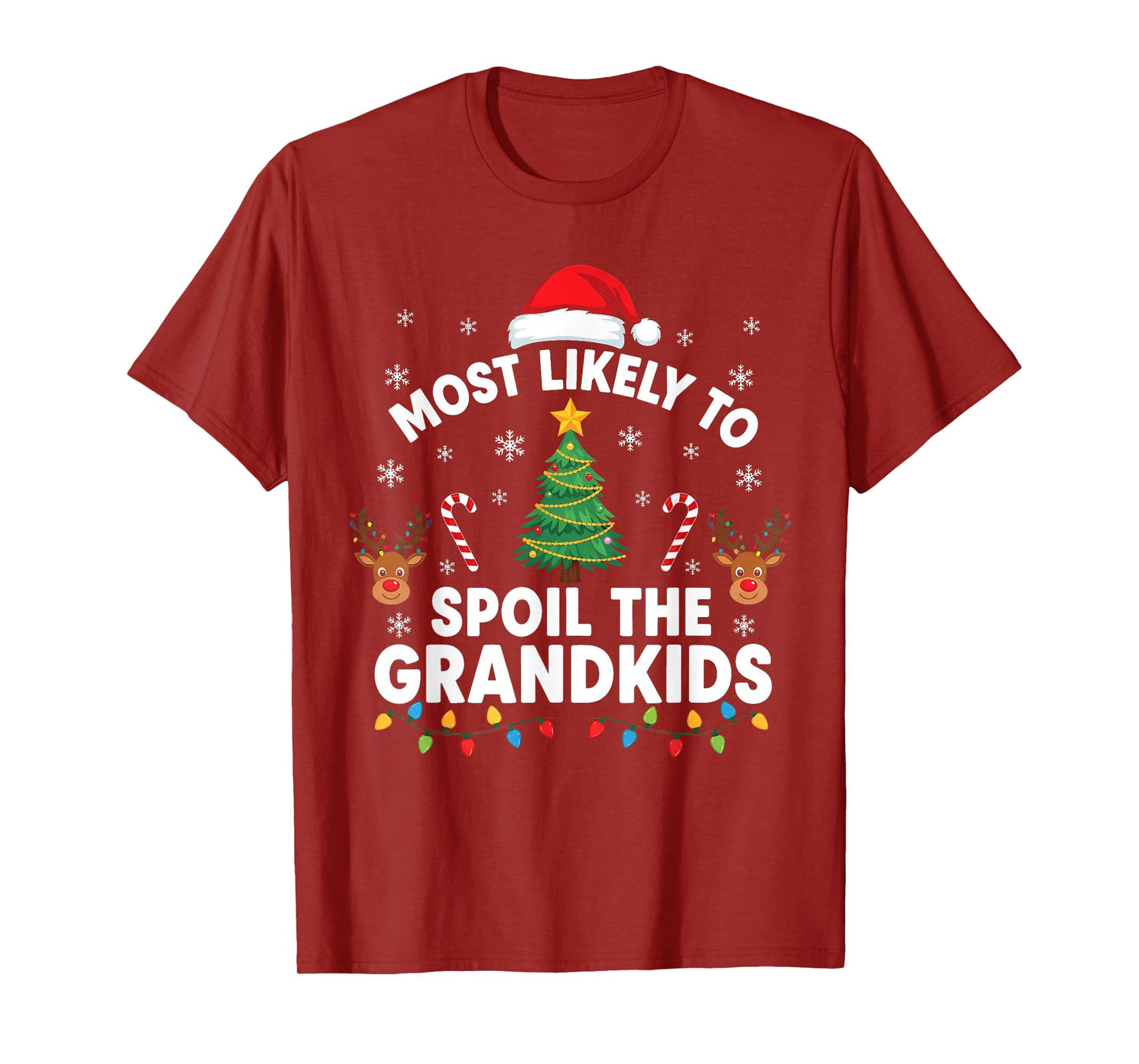 Most Likely to Spoil The Grandkids Christmas Party Women T-Shirt