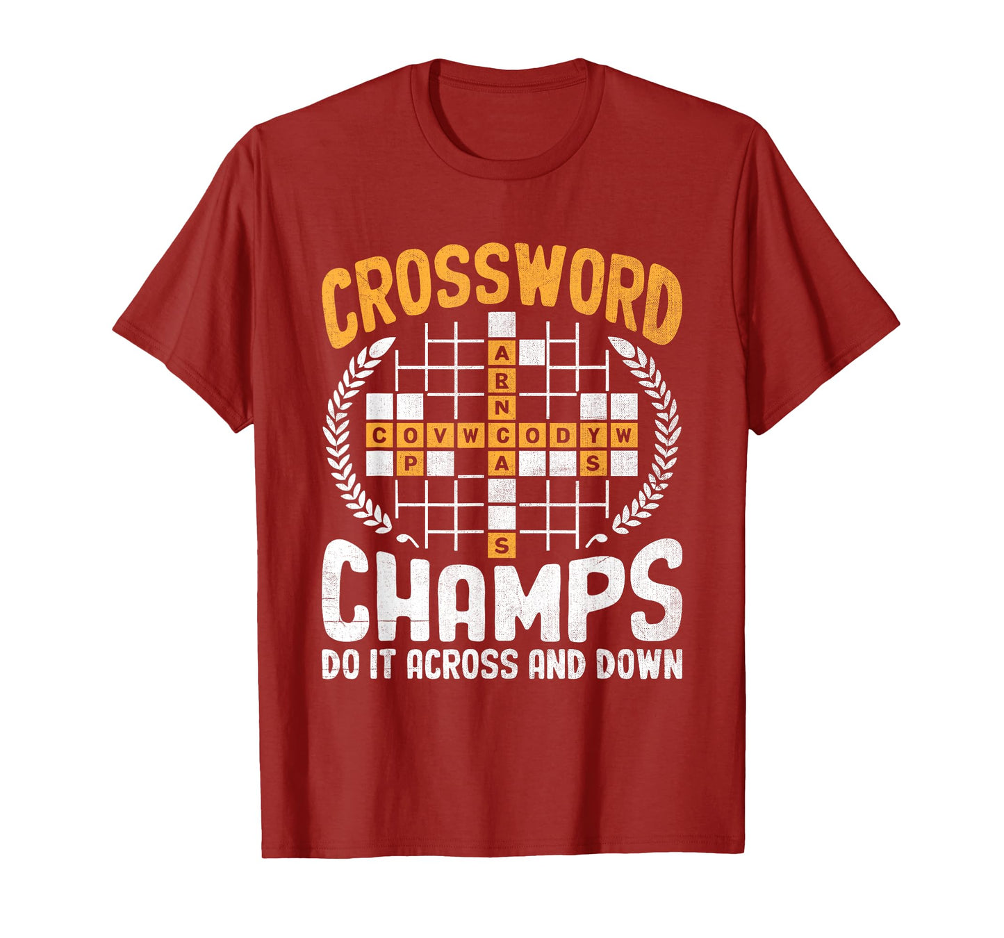 Funny Vintage Crossword Puzzle Solvers Word Nerd Lover T-Shirt