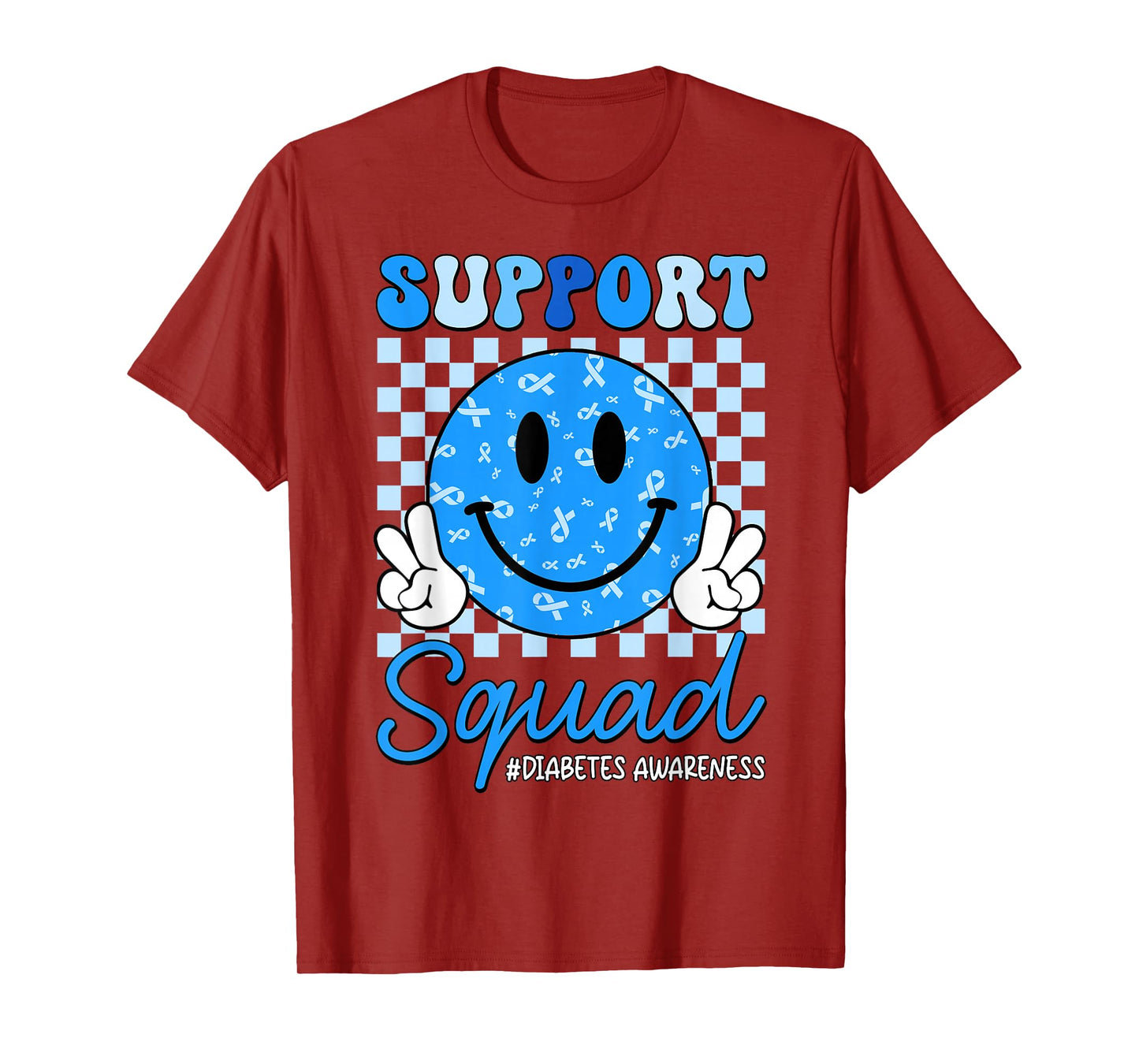 In November We Wear Blue Diabetes Awareness Support Squad T-Shirt