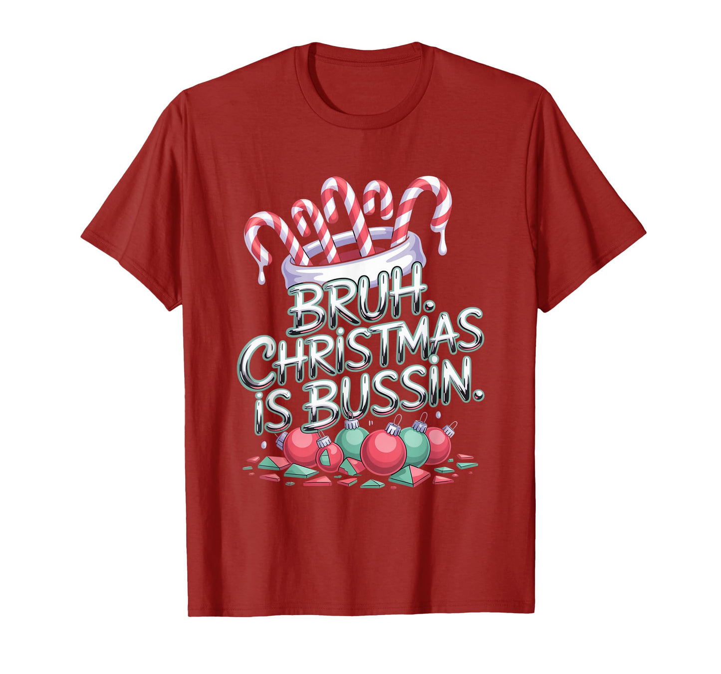 Funny Gen Alpha Gen Z Slang Funny Christmas Sweater T-Shirt