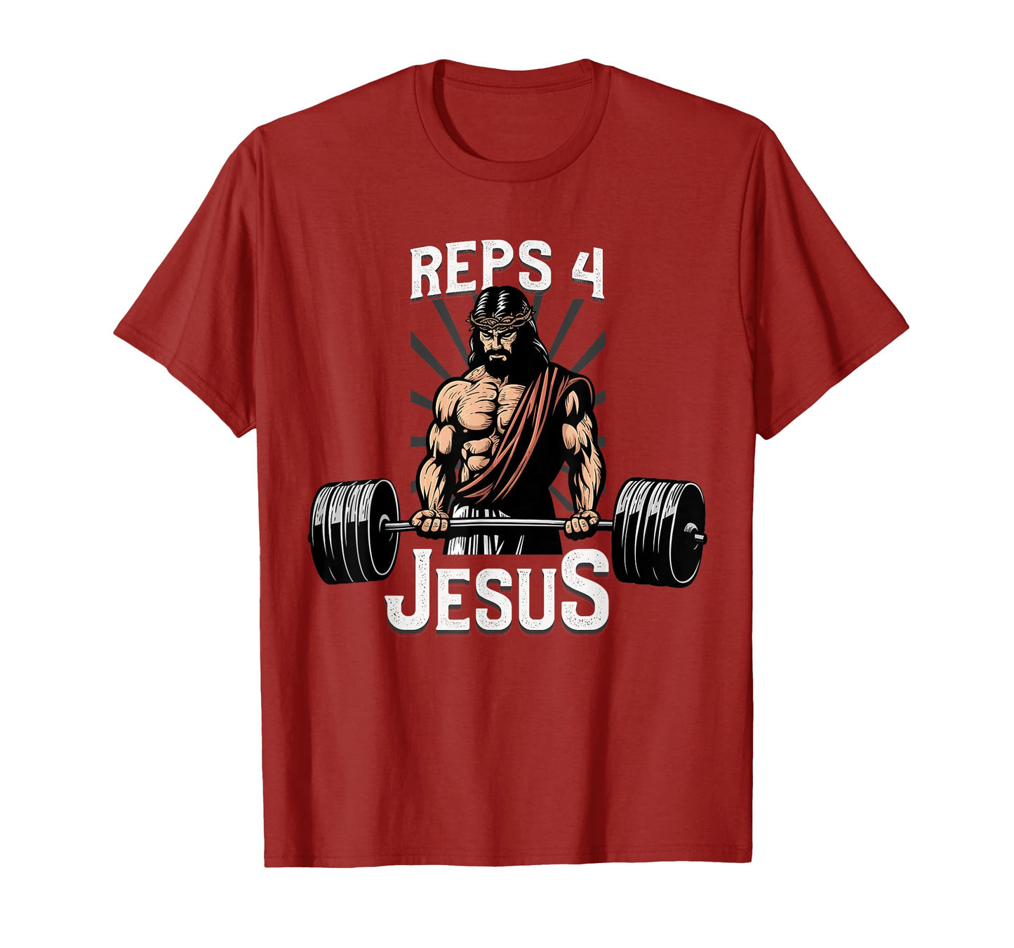 Reps 4 Jesus - Epic Christian Gym T-Shirt