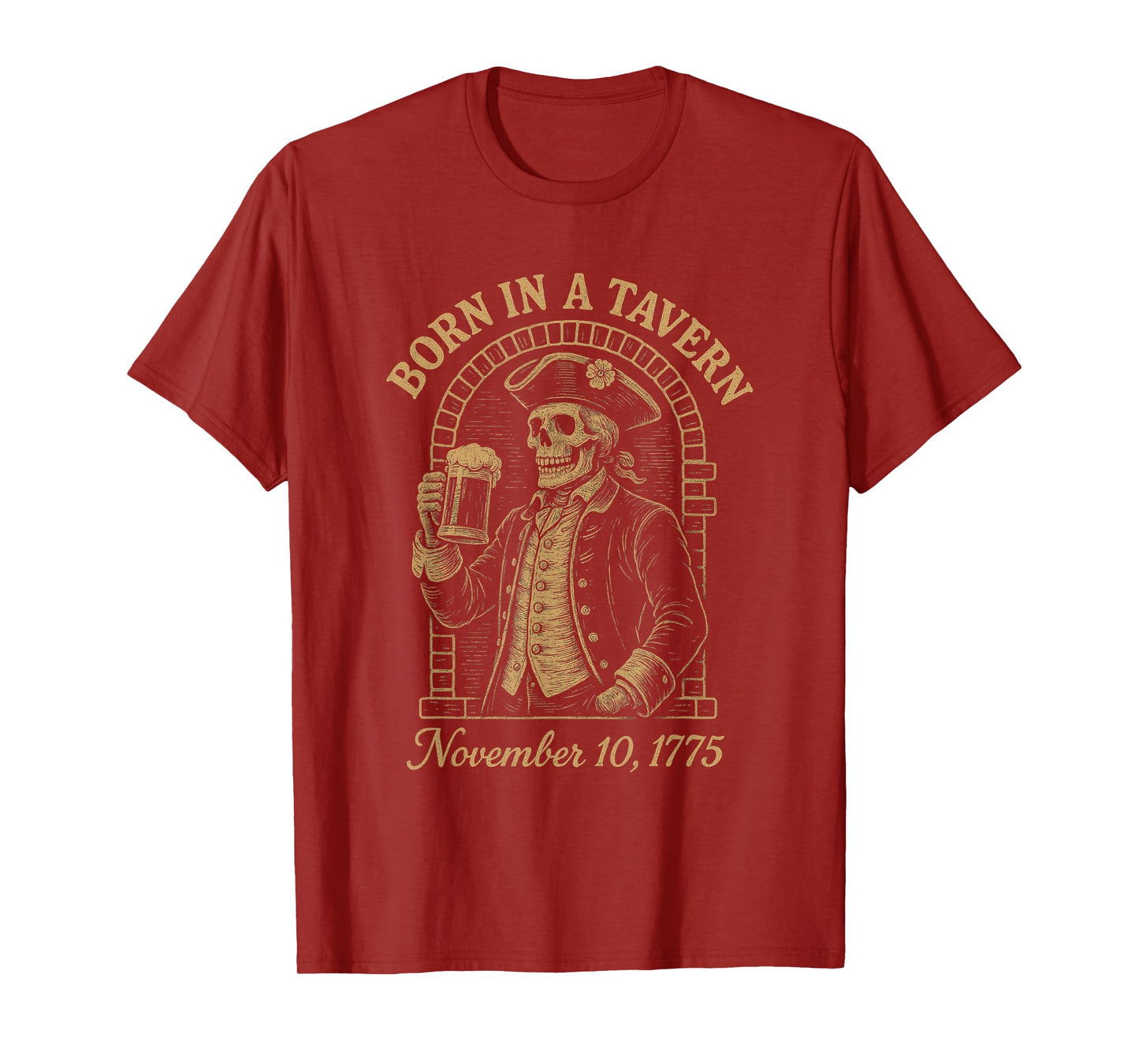 Born in A Tavern Funny T-Shirt