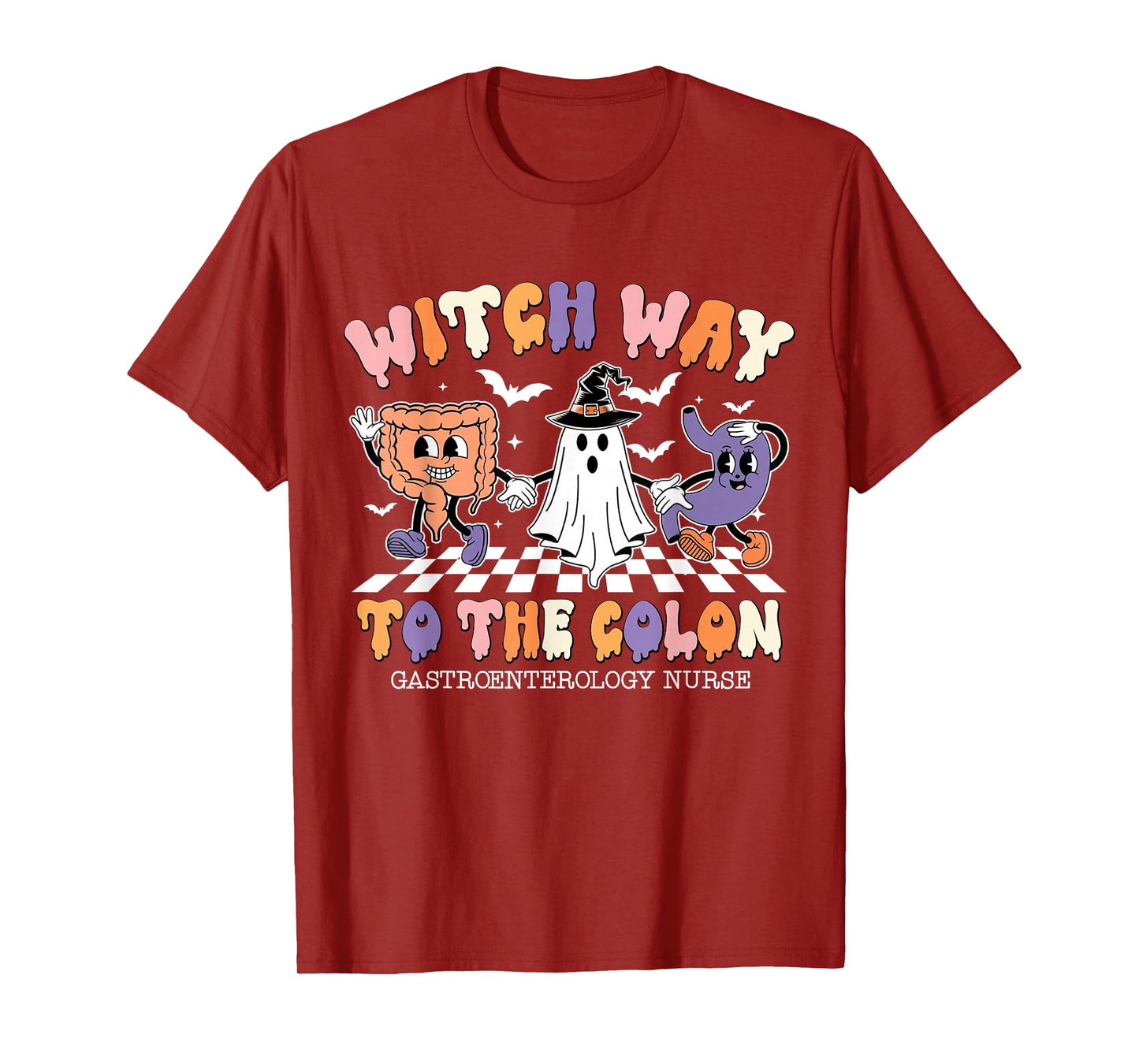Witch Way to The Colon Gastroenterology Nurse Halloween T-Shirt