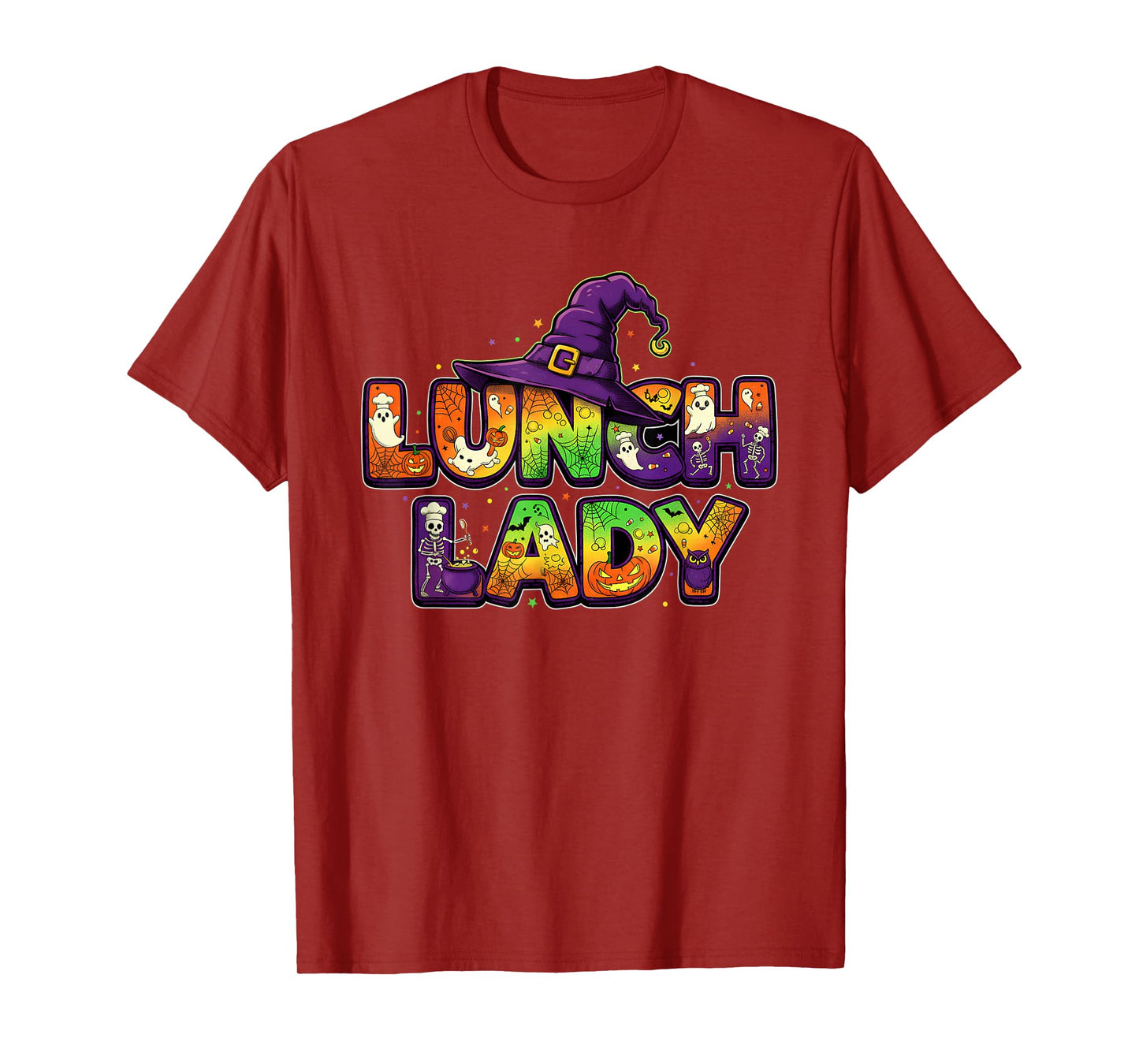 Lunch Lady Halloween Cafeteria Crew T-Shirt