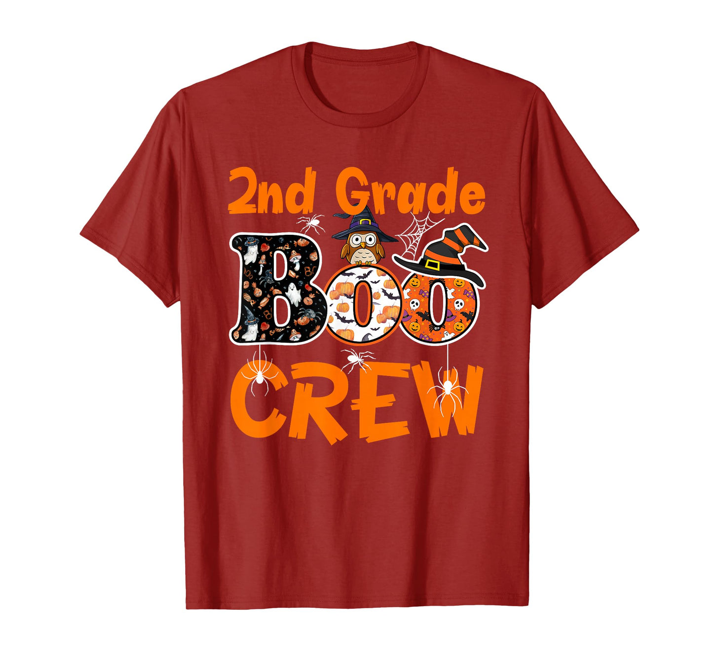 2nd Grade Boo Crew Teacher Student Halloween Costume 2025 T-Shirt