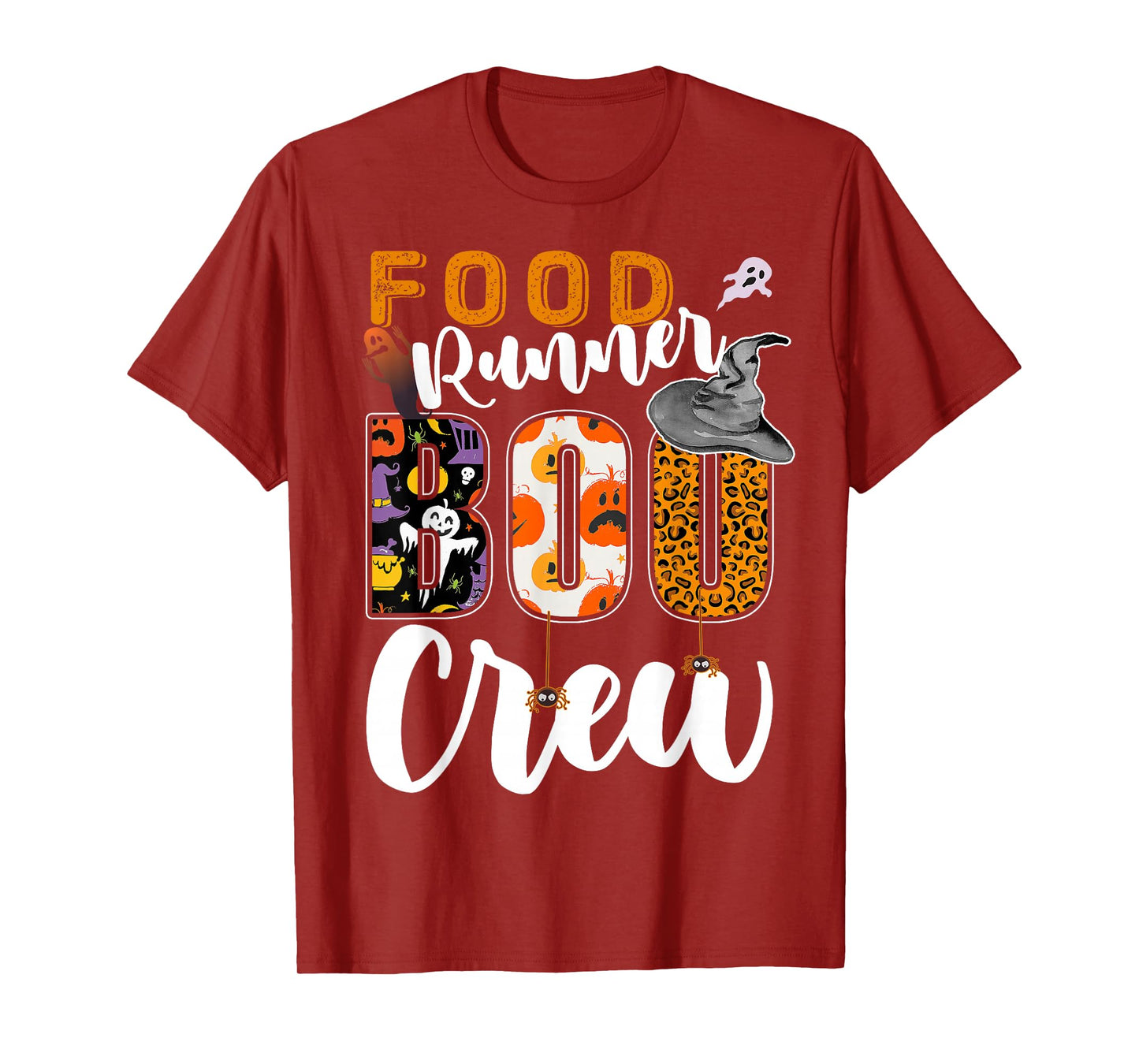 Food Runner Boo Crew Halloween Match Server T-Shirt