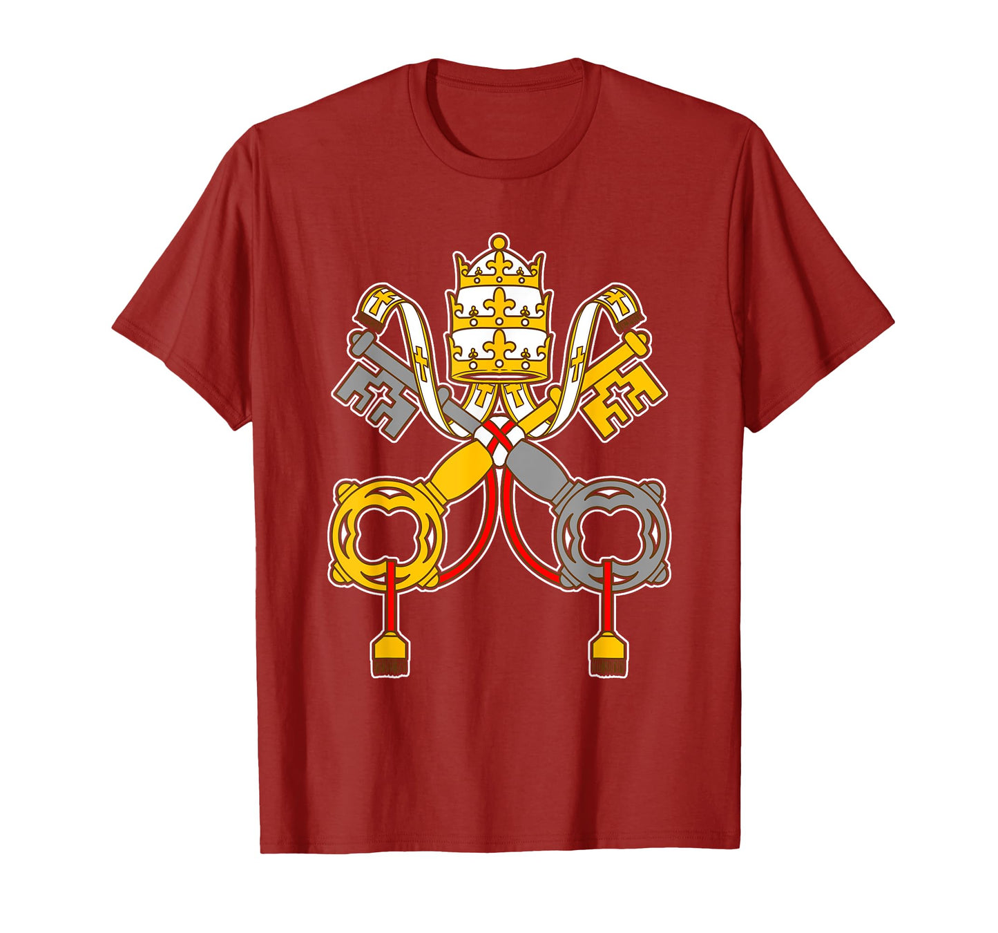 St Peter Shirt - Vintage Catholic t Art keys to the kingdom T-Shirt
